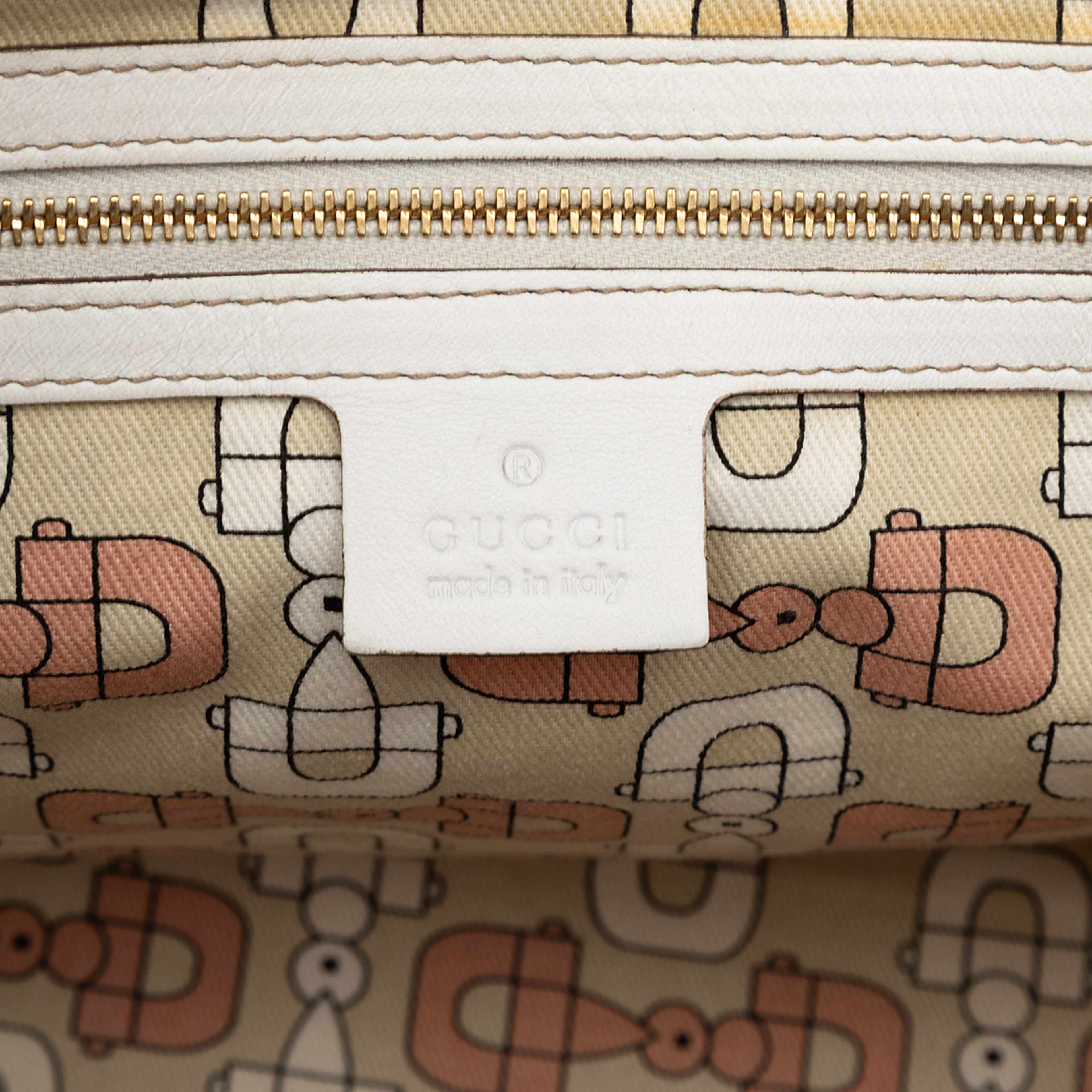 Gucci Gg Canvas Jolicoeur Tote, från Luxclusif, i färgen beige. Klicka för att öppna bilden i stort format
