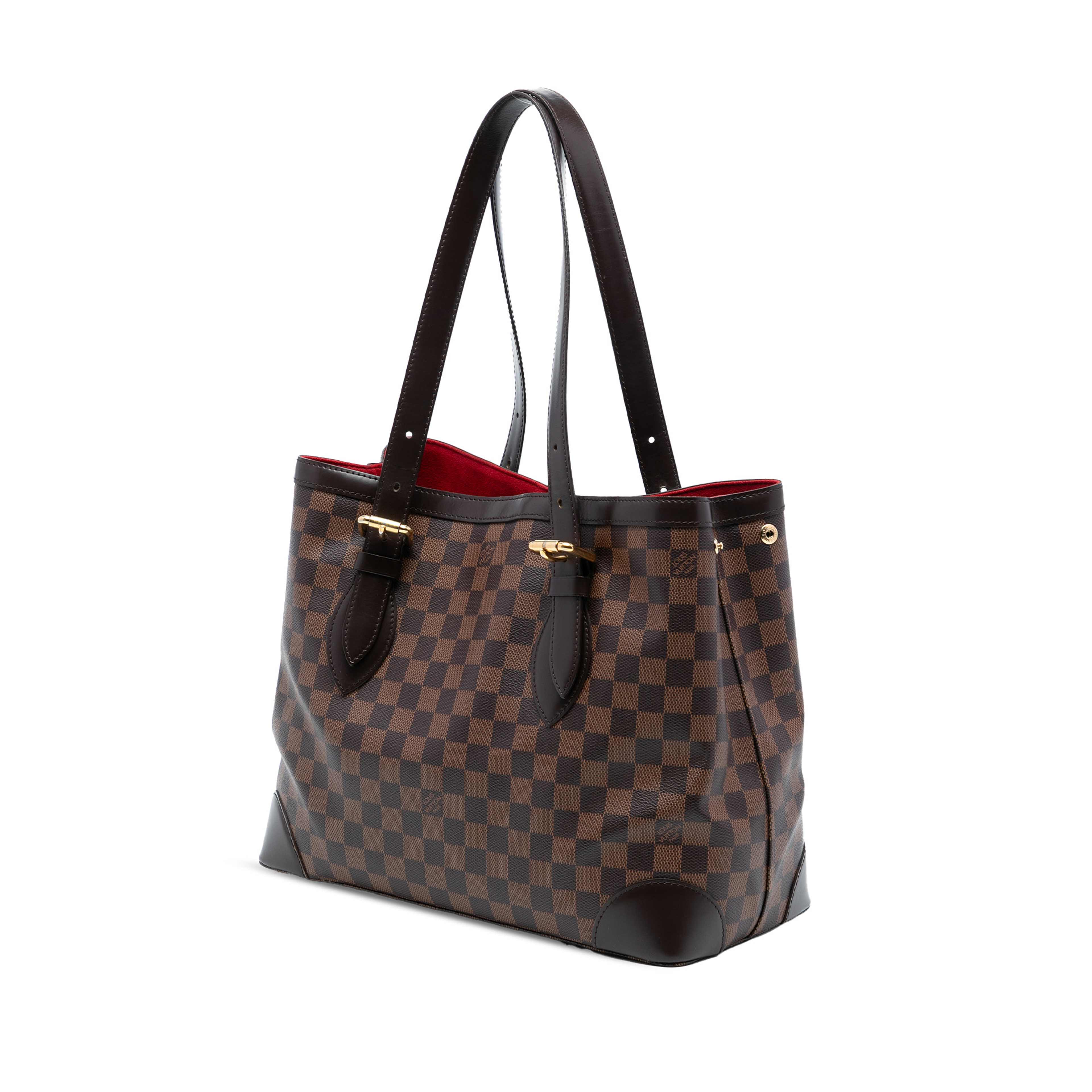 Louis Vuitton Damier Ebene Hampstead Mm, från Luxclusif, i färgen brown. Klicka för att öppna bilden i stort format