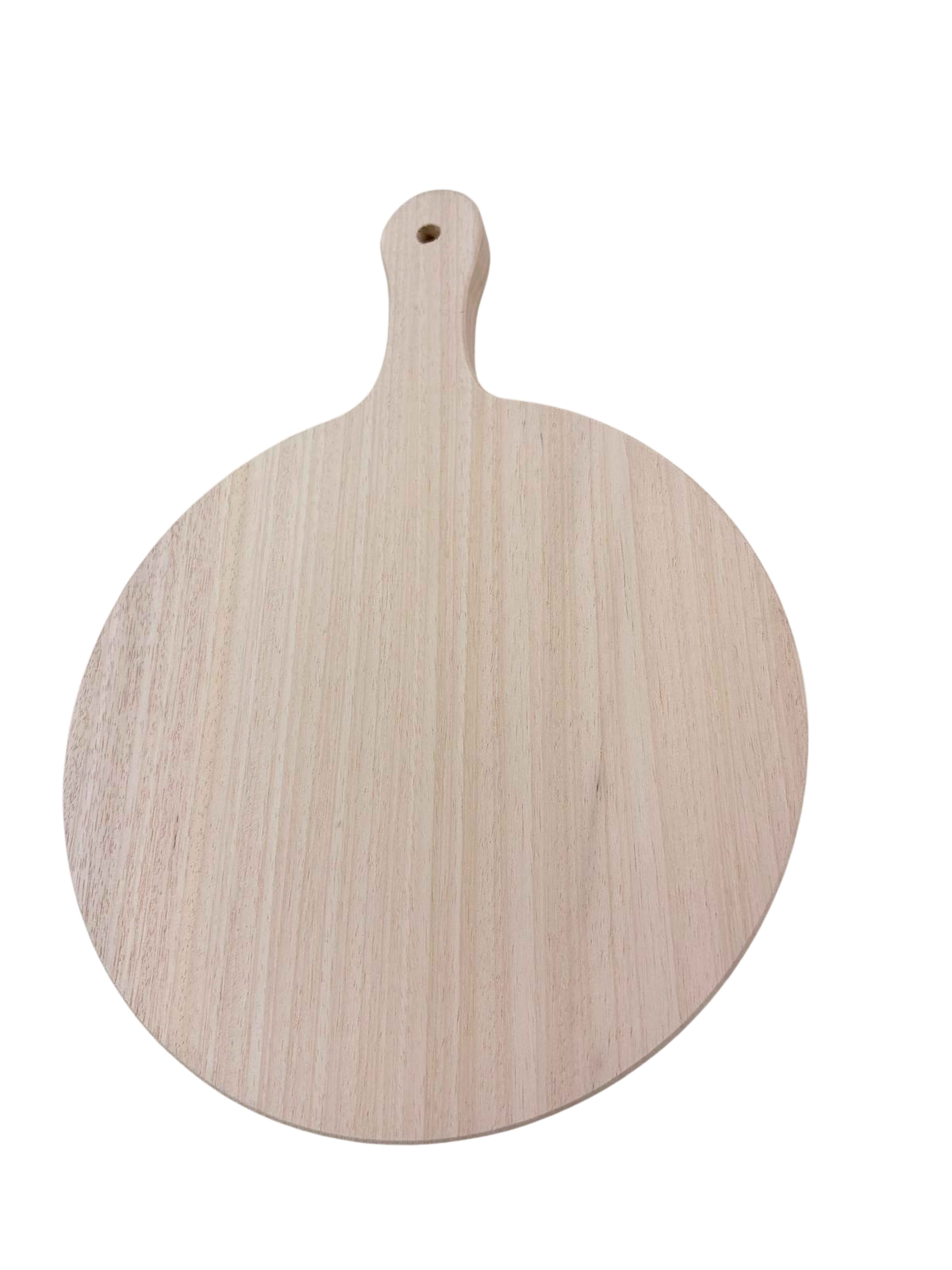 Dutchdeluxes  Solid Träskär- Och Serveringsbräda – Liten Rund med handtag – Horeca-godkänd, från Dutchdeluxes, i färgen brown. Klicka för att öppna bilden i stort format