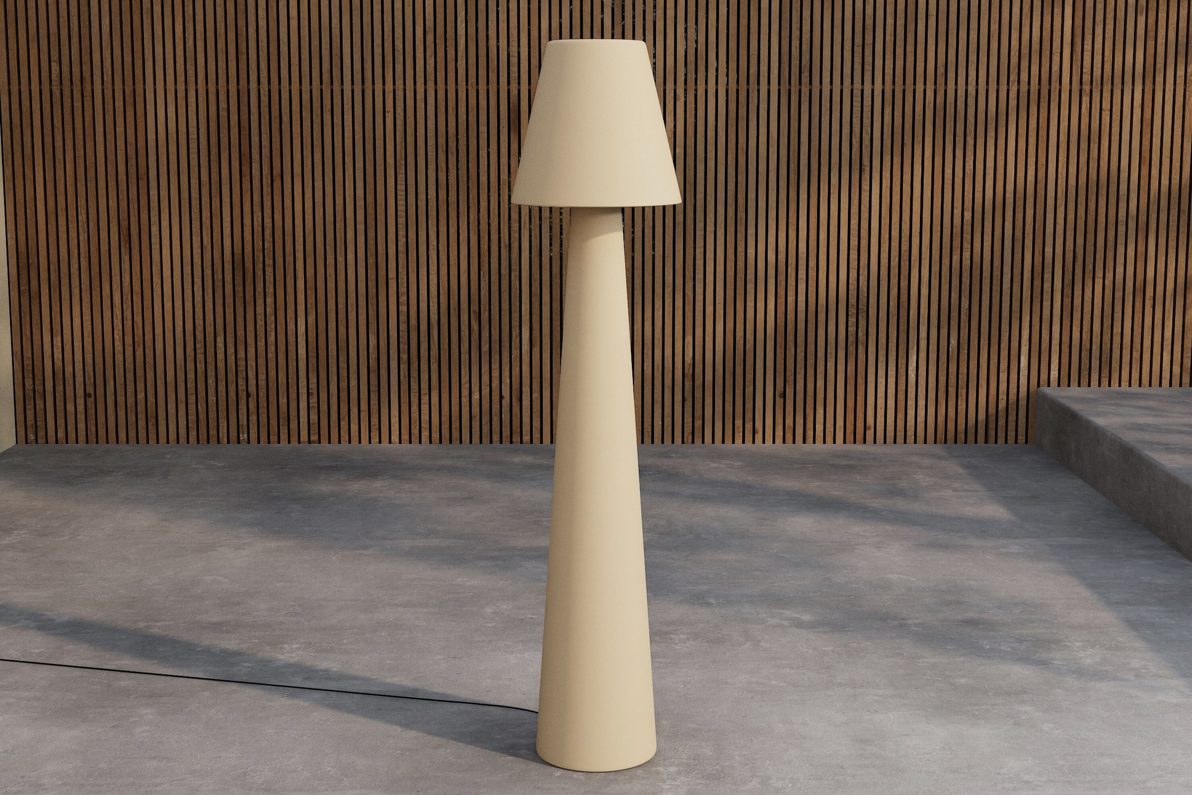 Stratford Golvlampa, från Venture Home, i färgen beige. Klicka för att öppna bilden i stort format