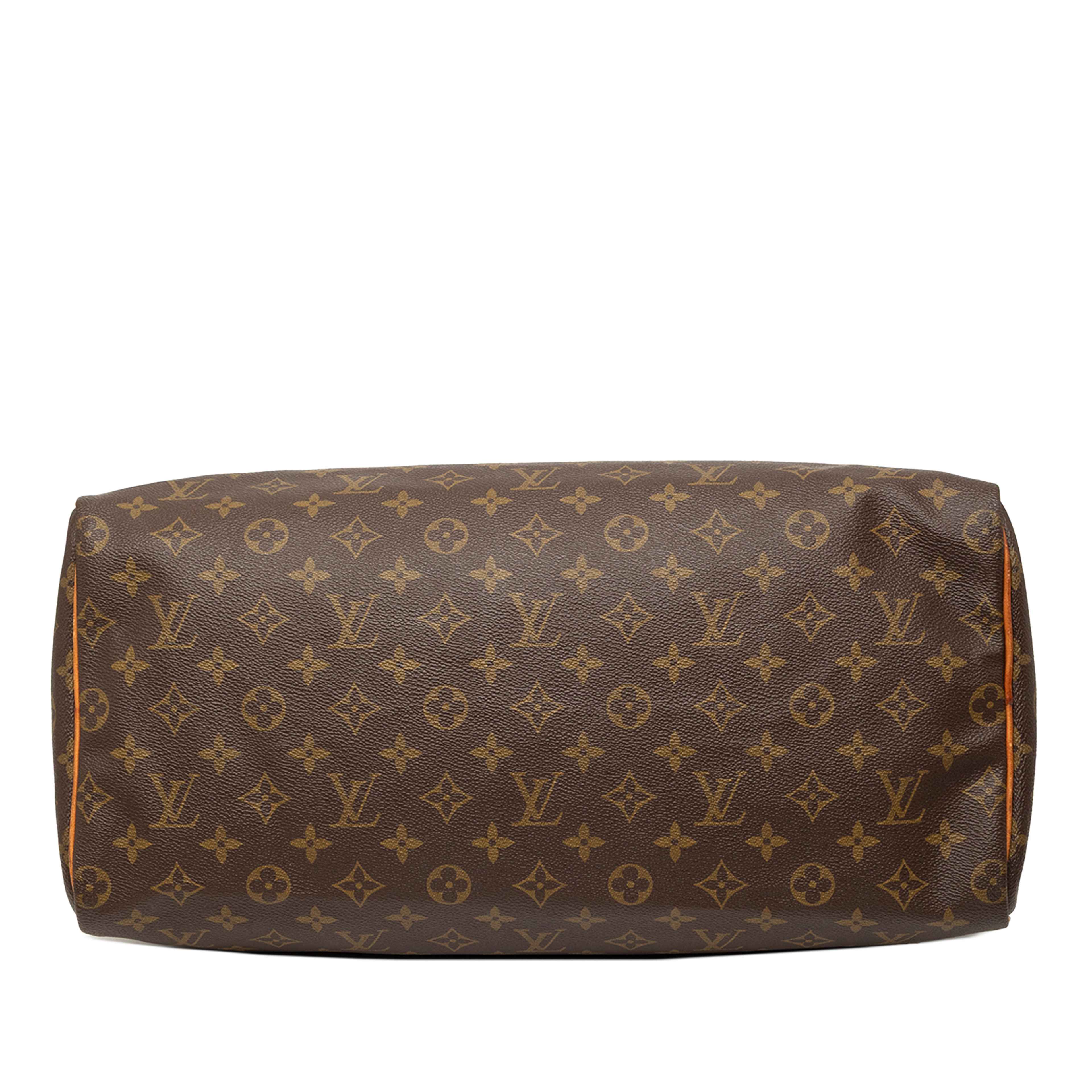 Louis Vuitton Monogram Speedy 40, från Luxclusif, i färgen brun. Klicka för att öppna bilden i stort format