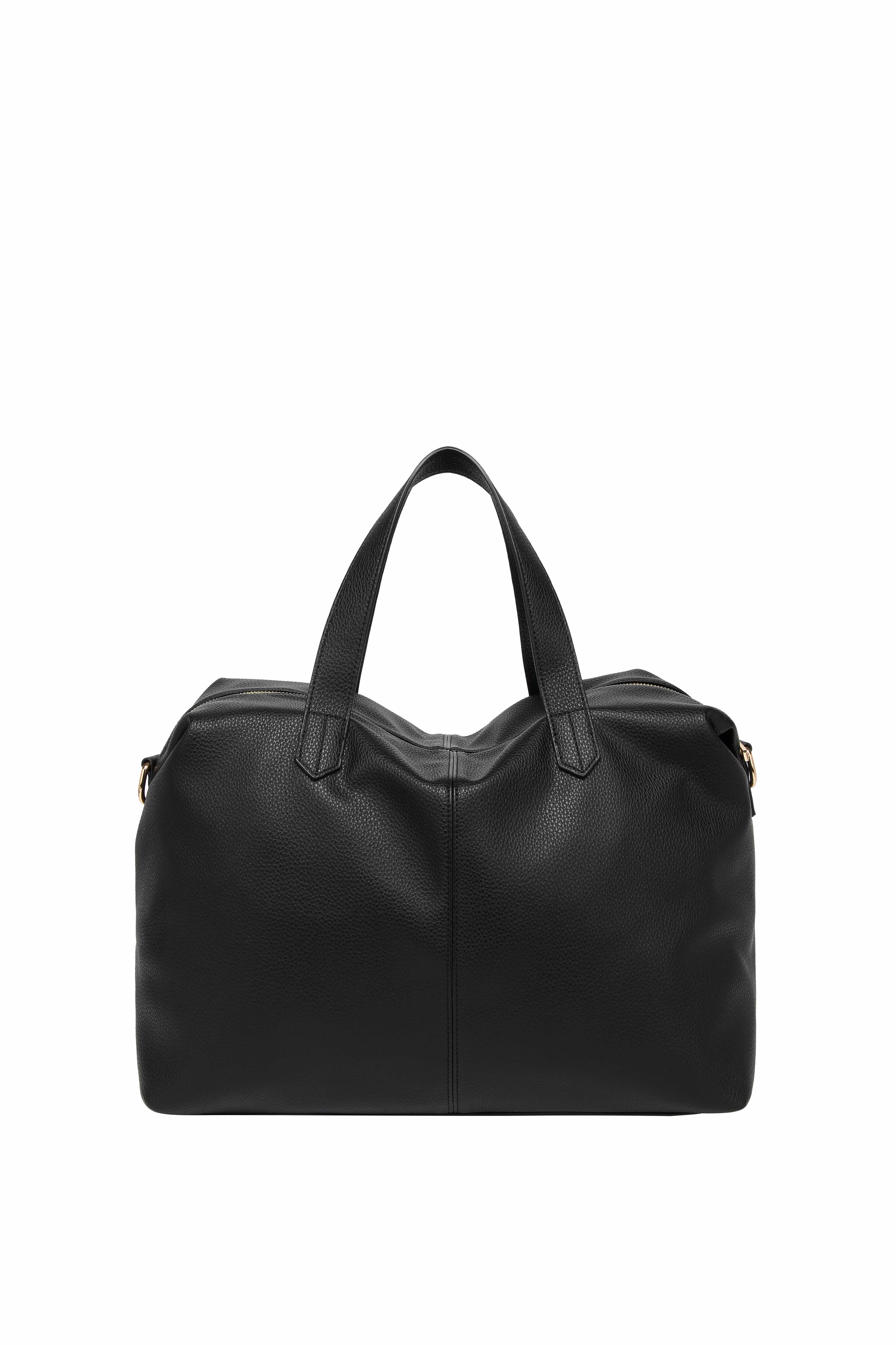 Holdall Medium Weekend Bag - Black Leather Look, från Noella, i färgen black leather look. Klicka för att öppna bilden i stort format