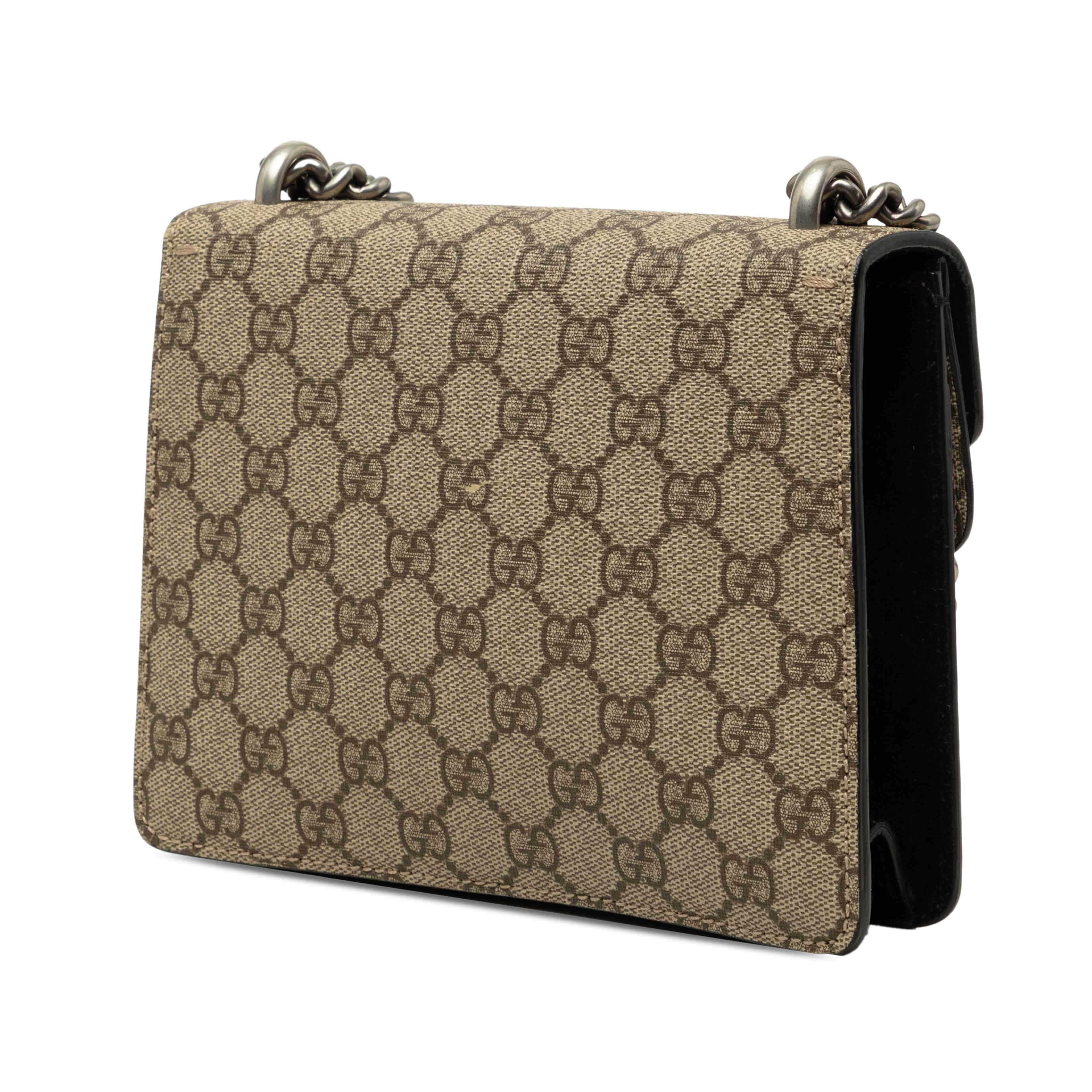Gucci Small Gg Supreme Dionysus Crossbody, från Luxclusif, i färgen beige. Klicka för att öppna bilden i stort format