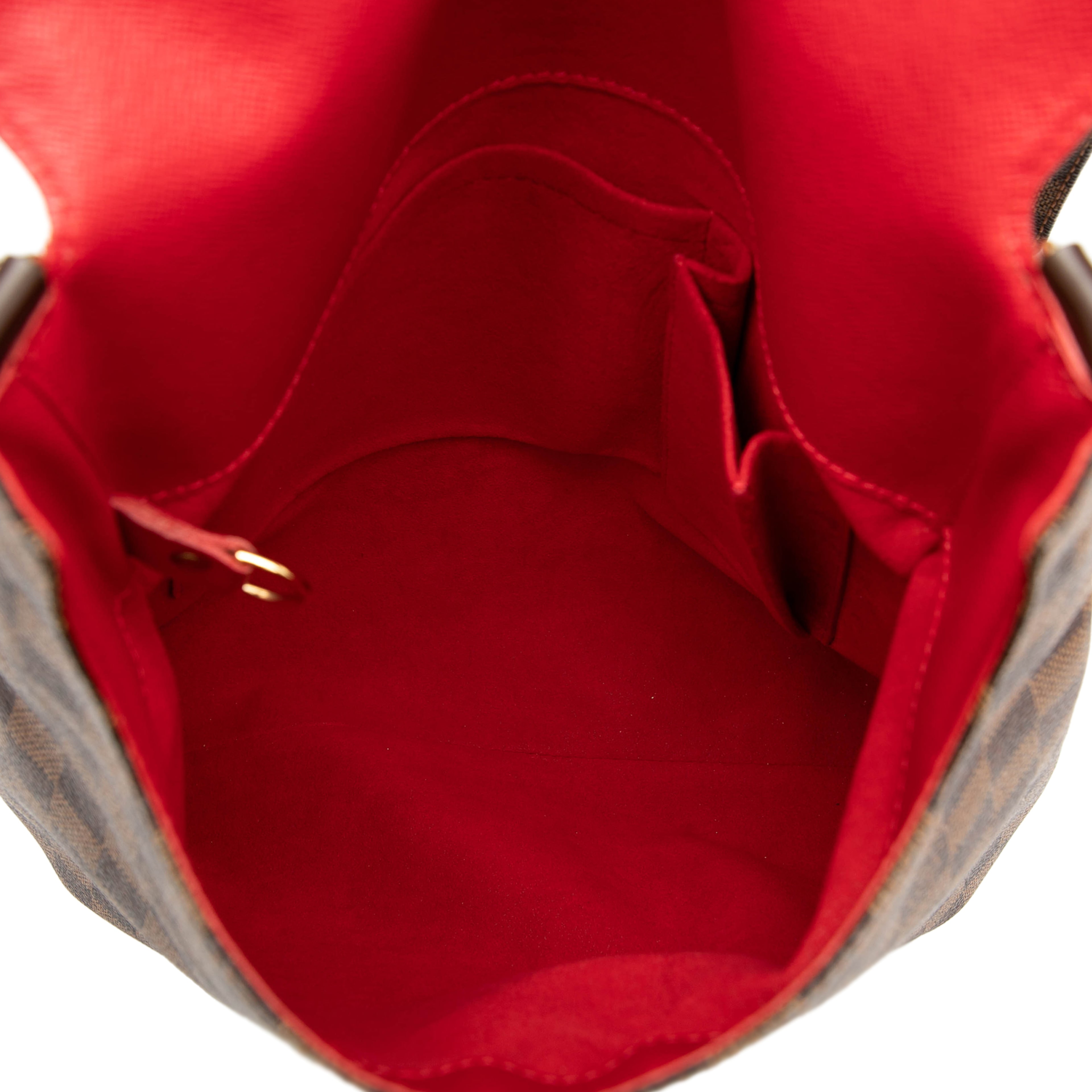 Louis Vuitton Damier Ebene Musette Salsa Gm, från Luxclusif, i färgen brown. Klicka för att öppna bilden i stort format