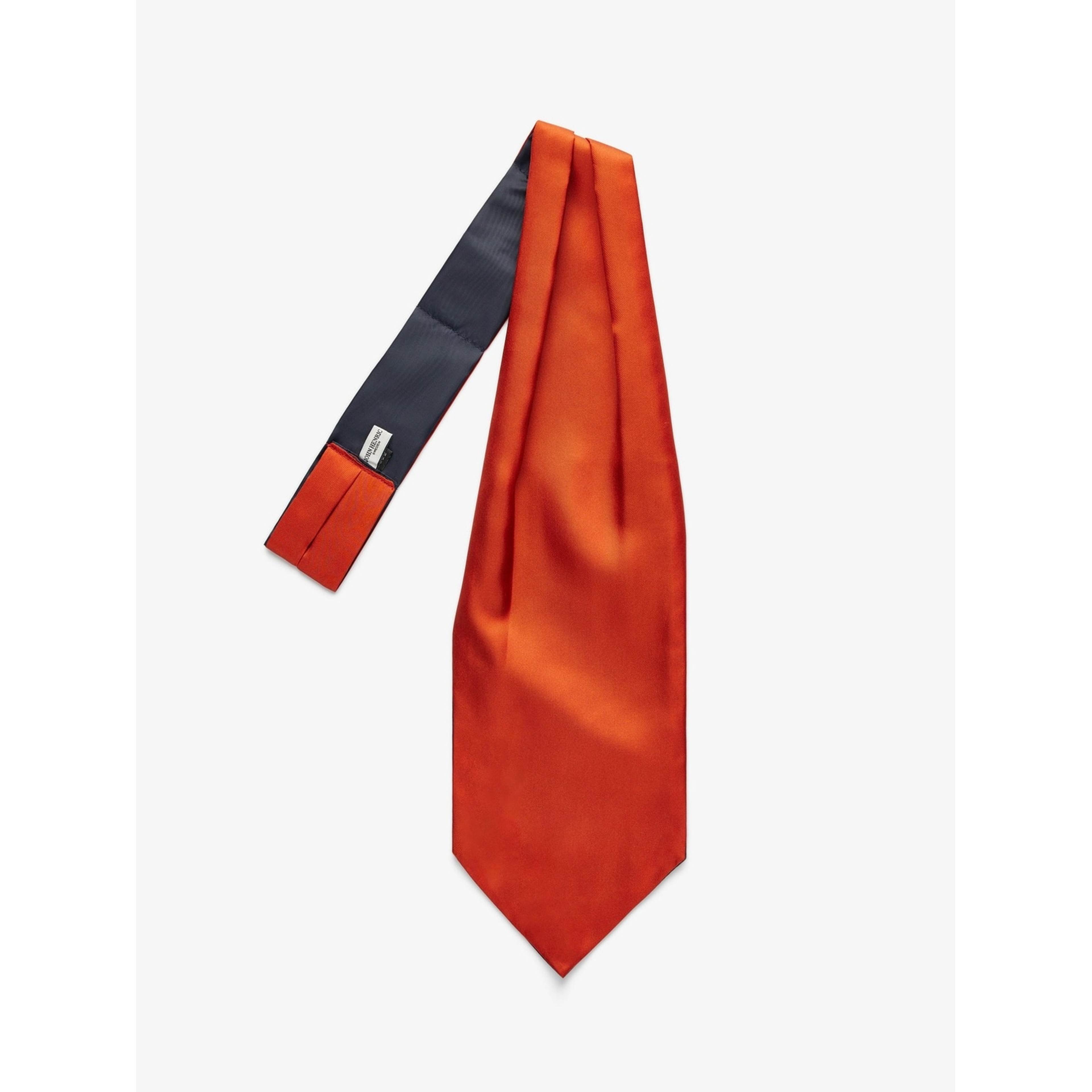 Silk Single Pointed Ascot Plain