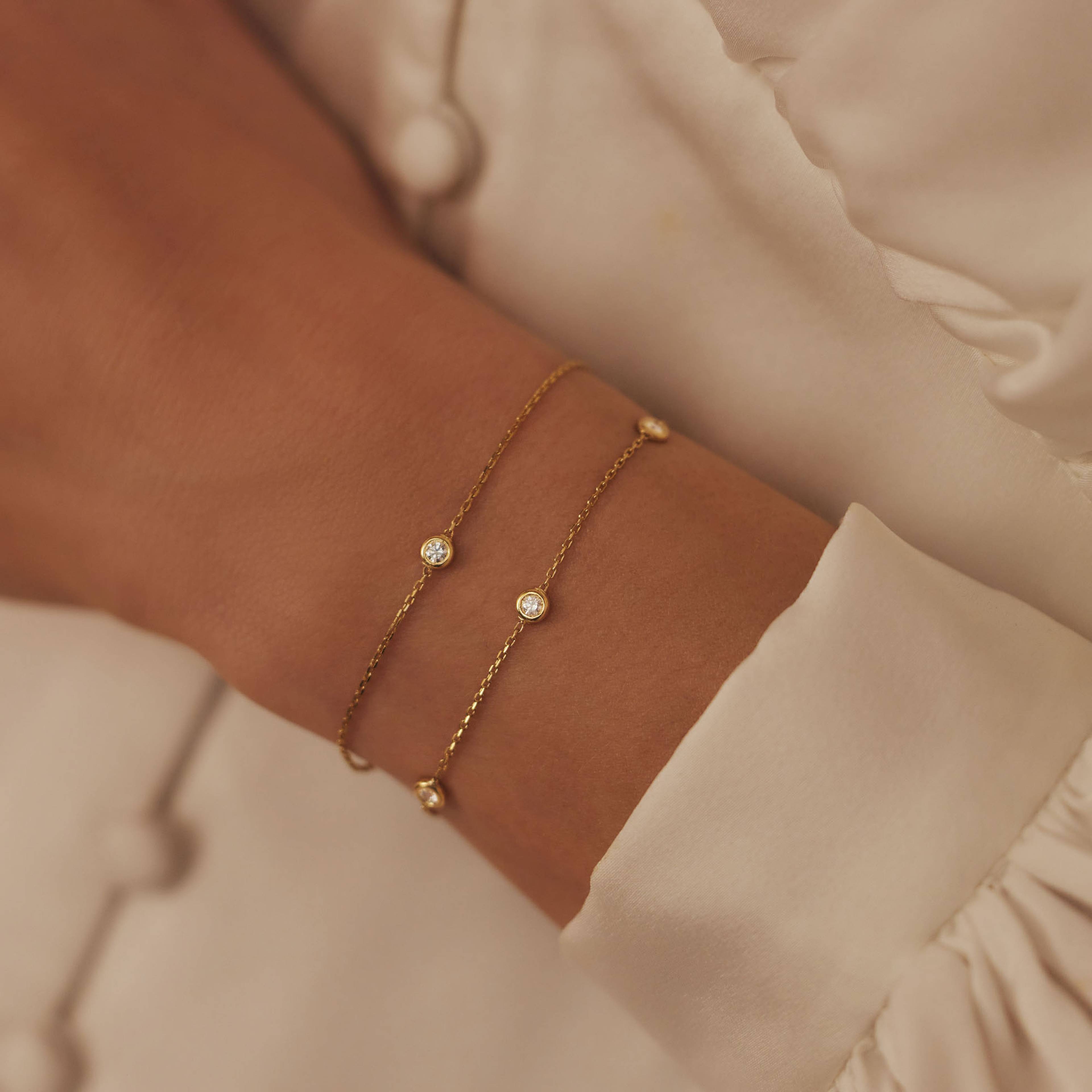 De La Paix 14 Karat Guld Armband