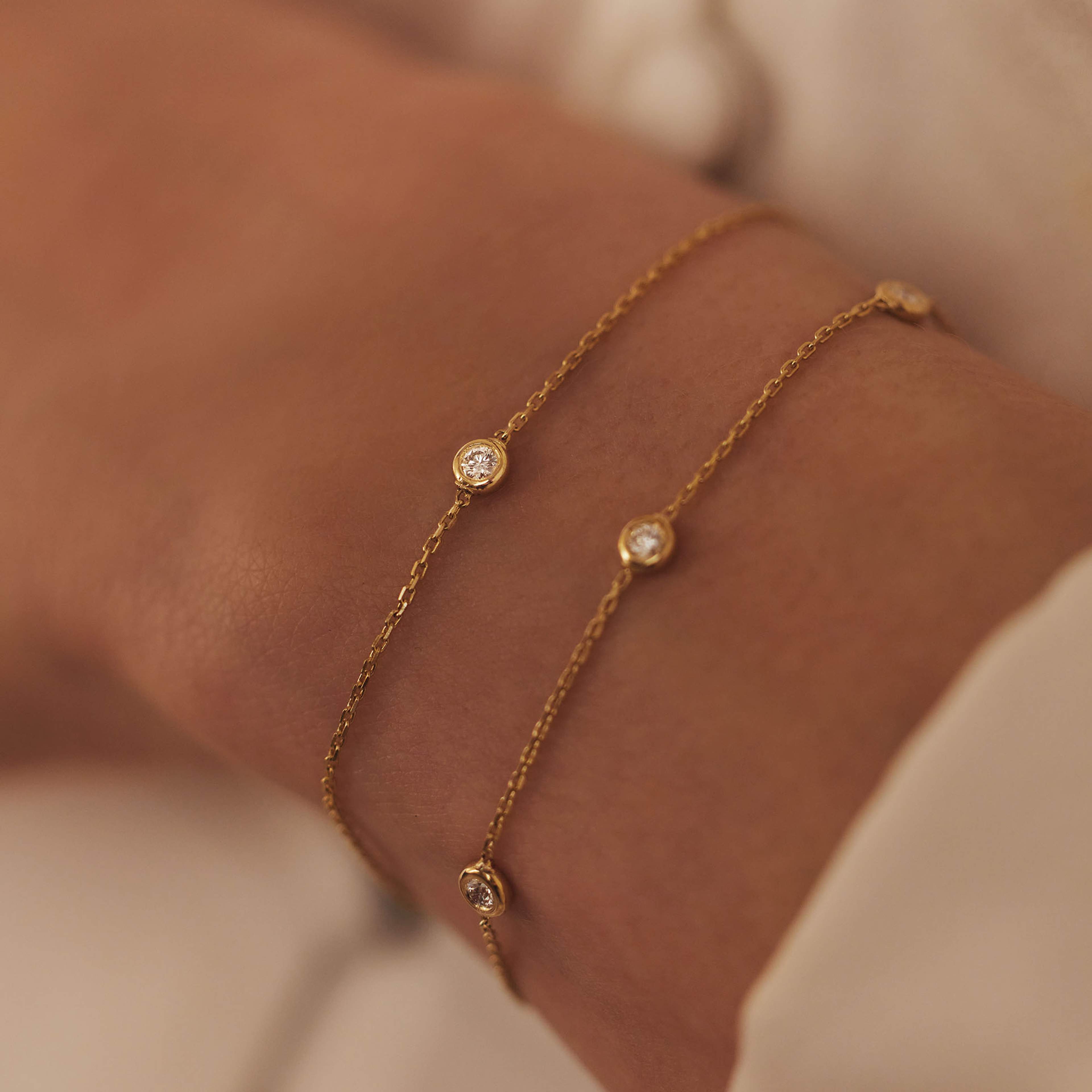 De La Paix 14 Karat Guld Armband