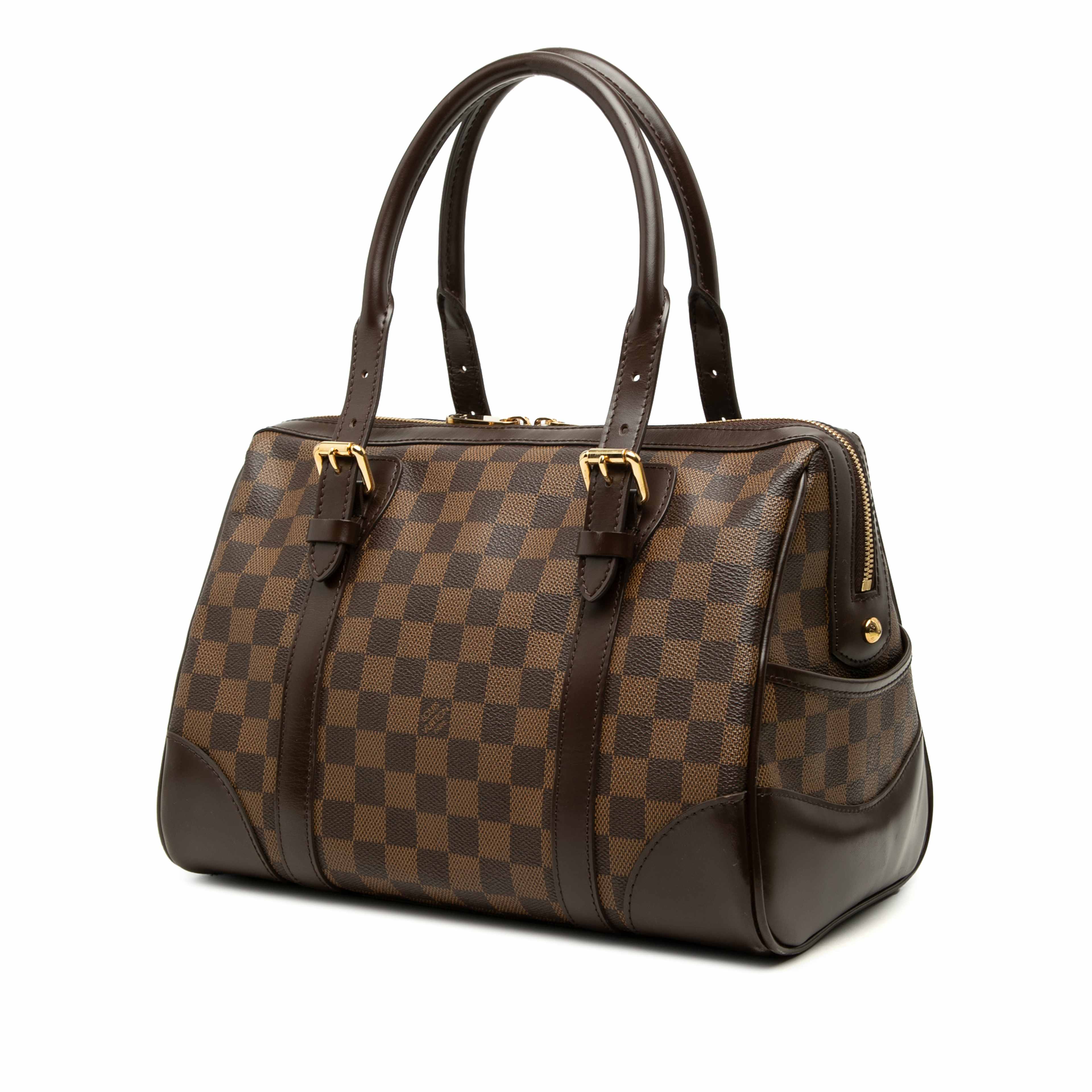 Louis Vuitton Damier Ebene Berkeley, från Luxclusif, i färgen brun. Klicka för att öppna bilden i stort format
