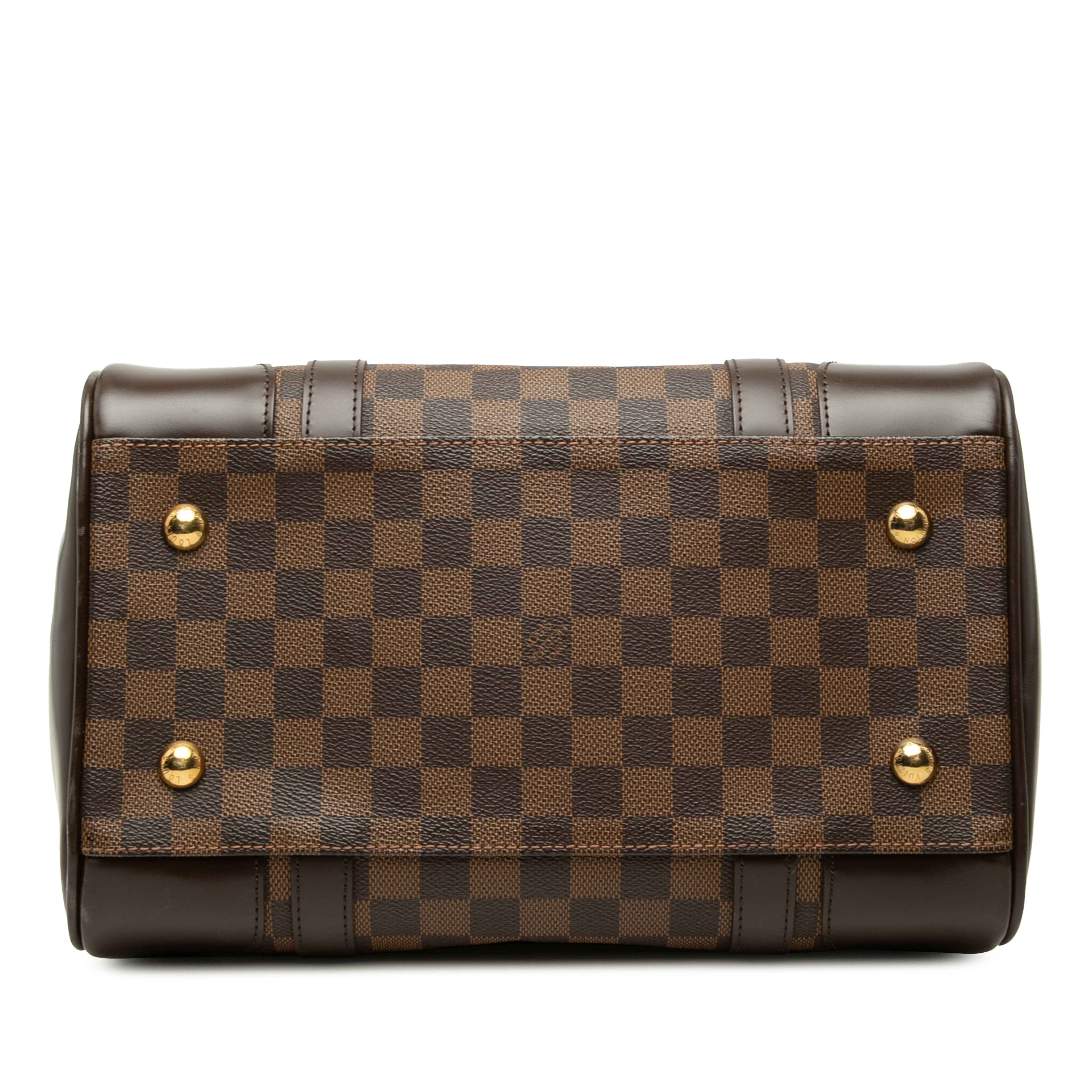 Louis Vuitton Damier Ebene Berkeley, från Luxclusif, i färgen brun. Klicka för att öppna bilden i stort format