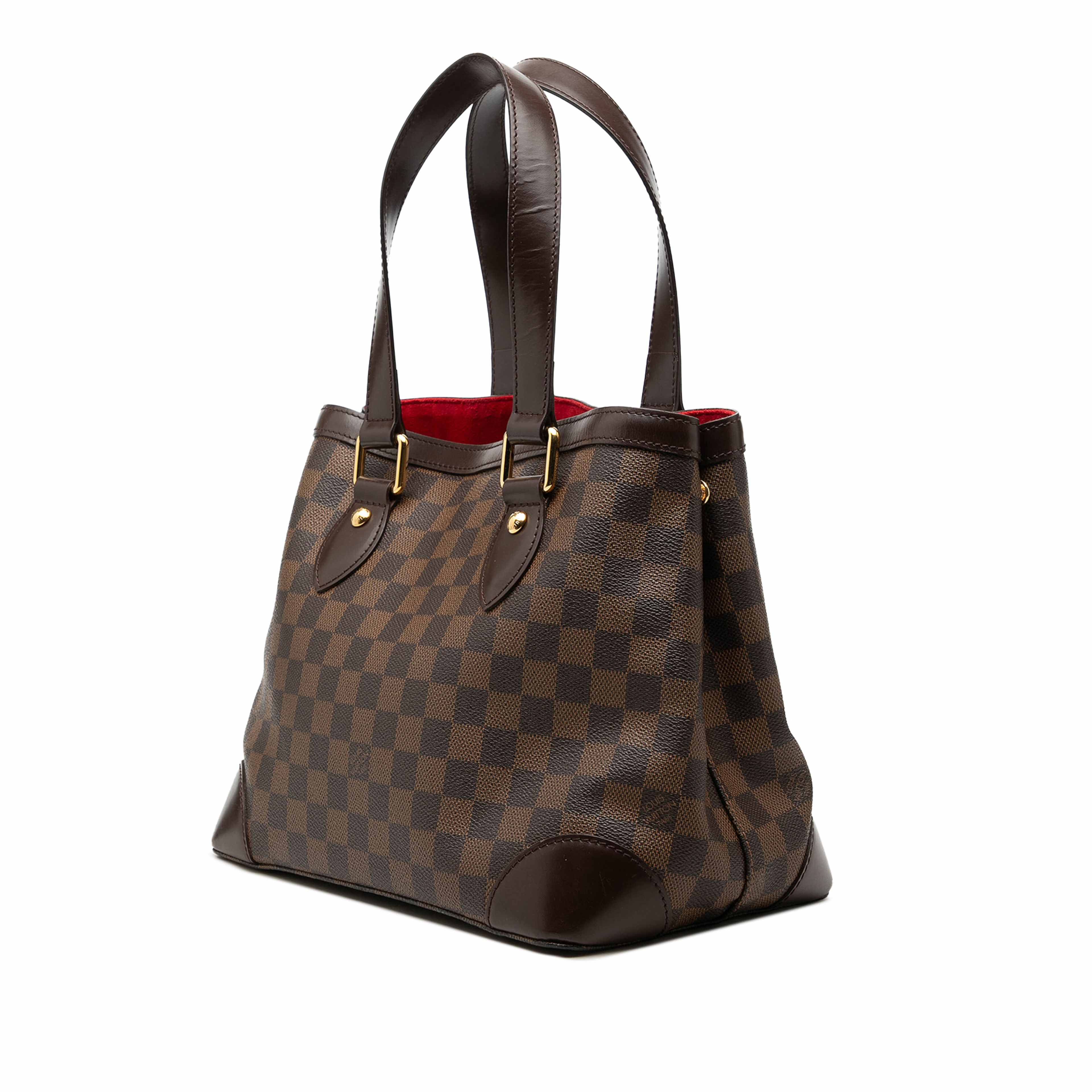 Louis Vuitton Damier Ebene Hampstead Pm, från Luxclusif, i färgen brown. Klicka för att öppna bilden i stort format