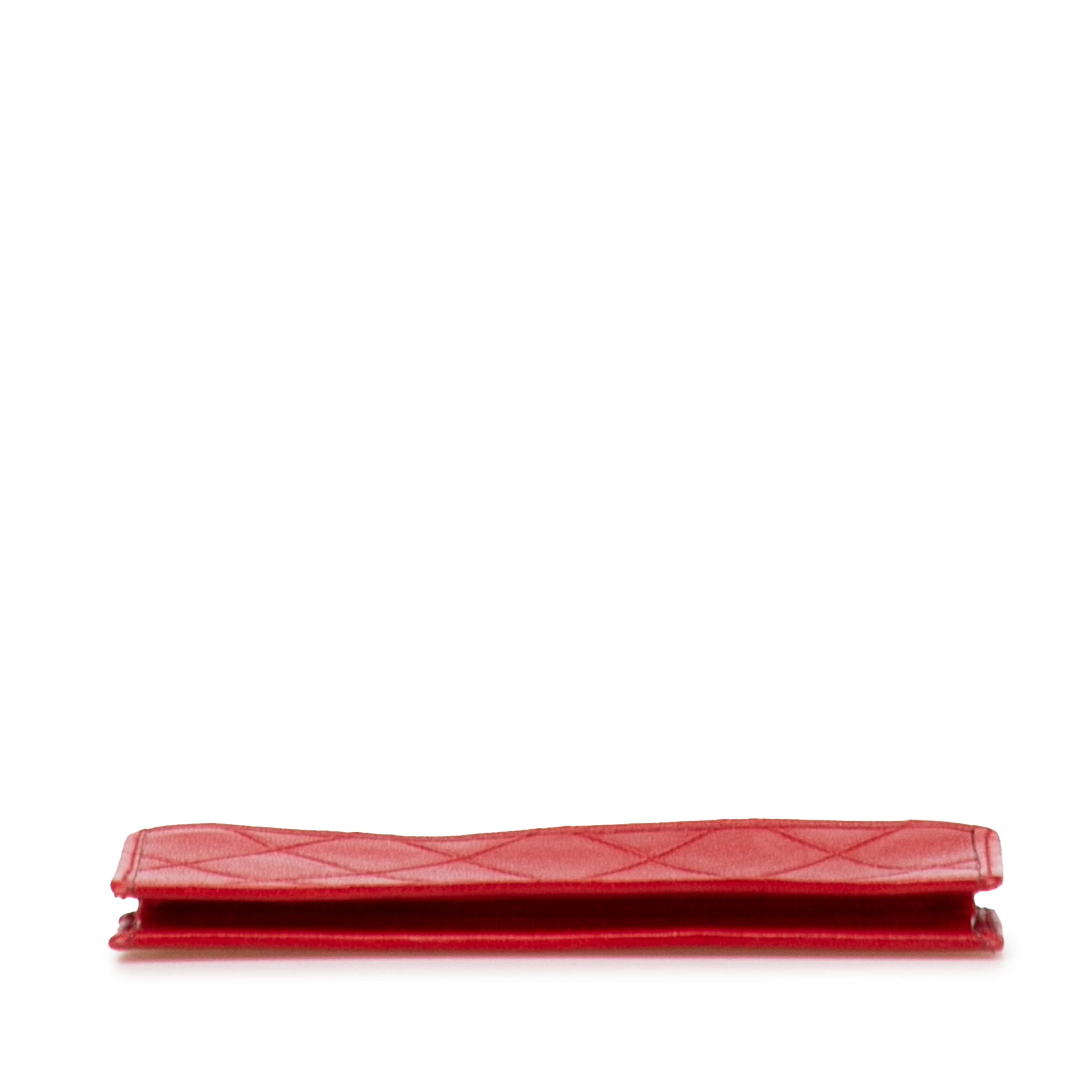 Chanel Quilted Lambskin Coin Pouch