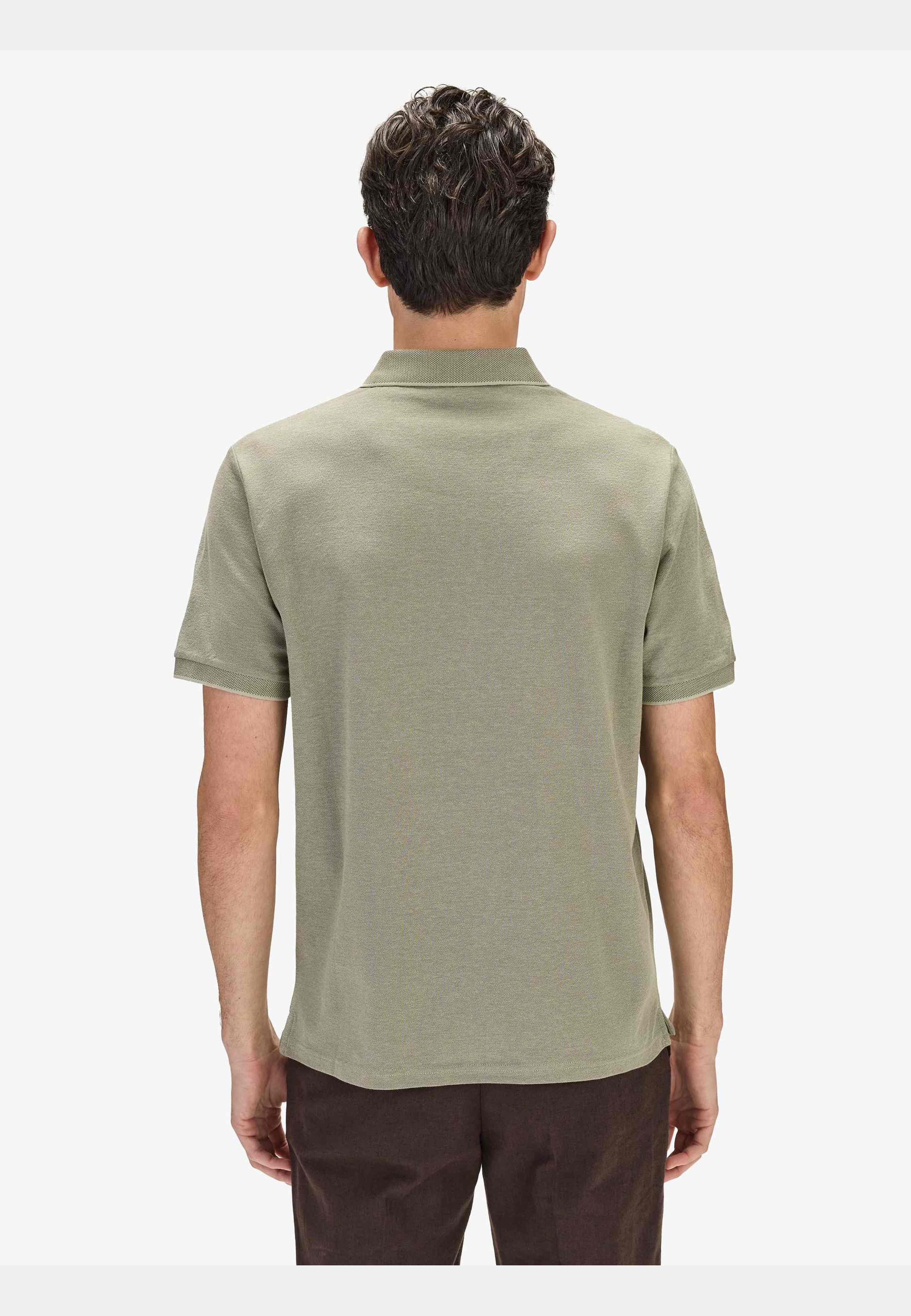 Cotton S/s Jersey Polo (ove), från John Henric, i färgen green. Klicka för att öppna bilden i stort format