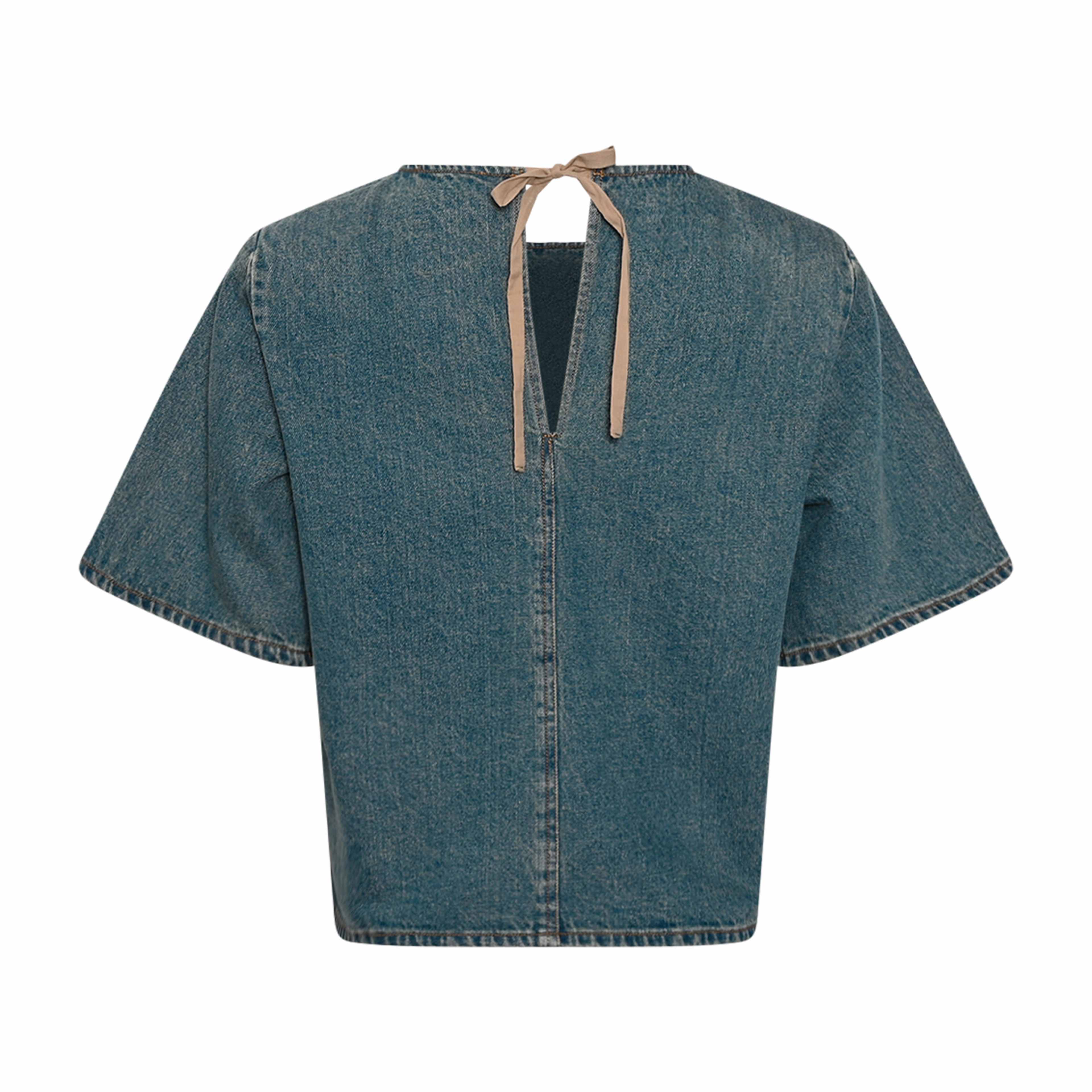 Kameko Blouse - Vintage Blue Wash