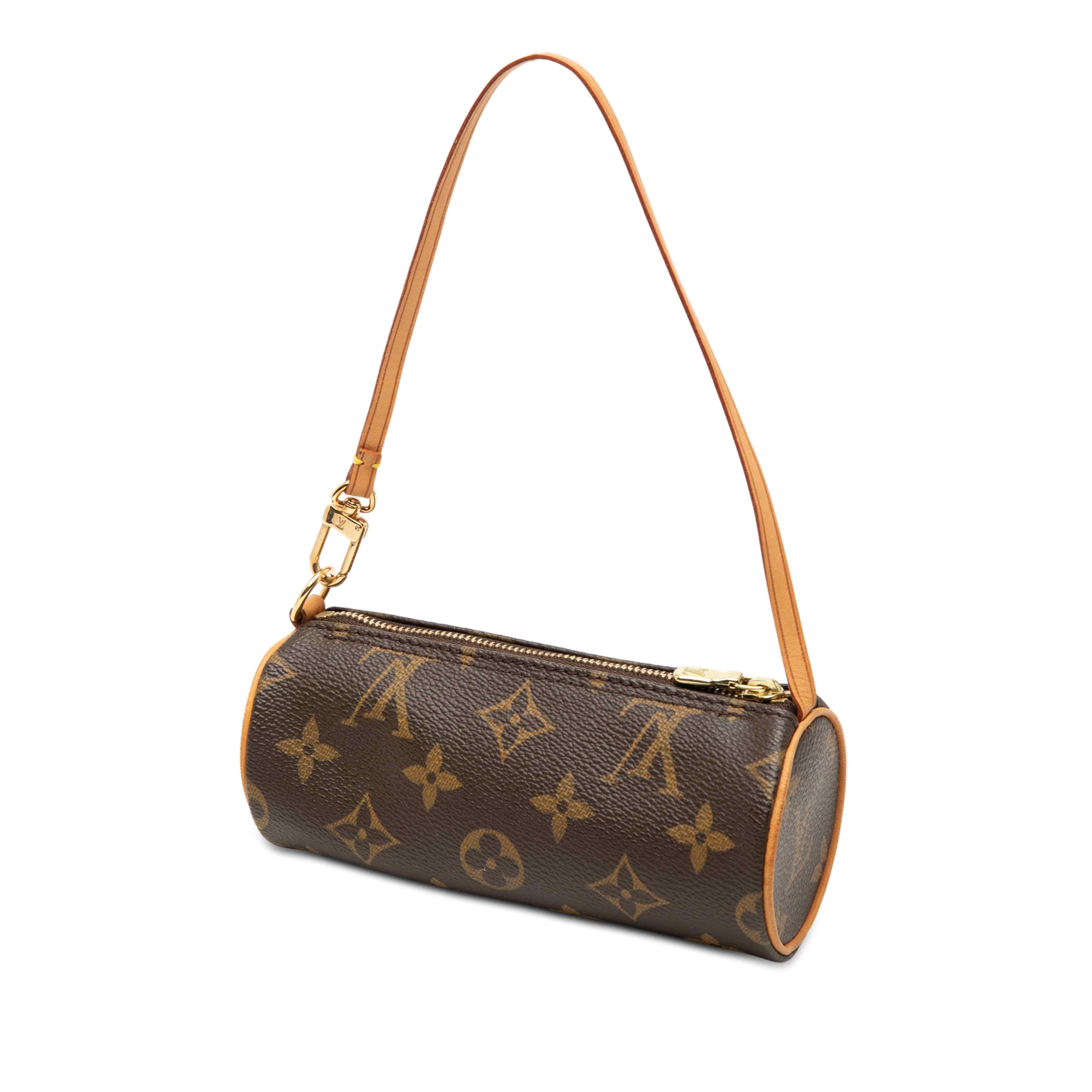 Louis Vuitton Monogram Papillon Pochette, från Luxclusif, i färgen brown. Klicka för att öppna bilden i stort format