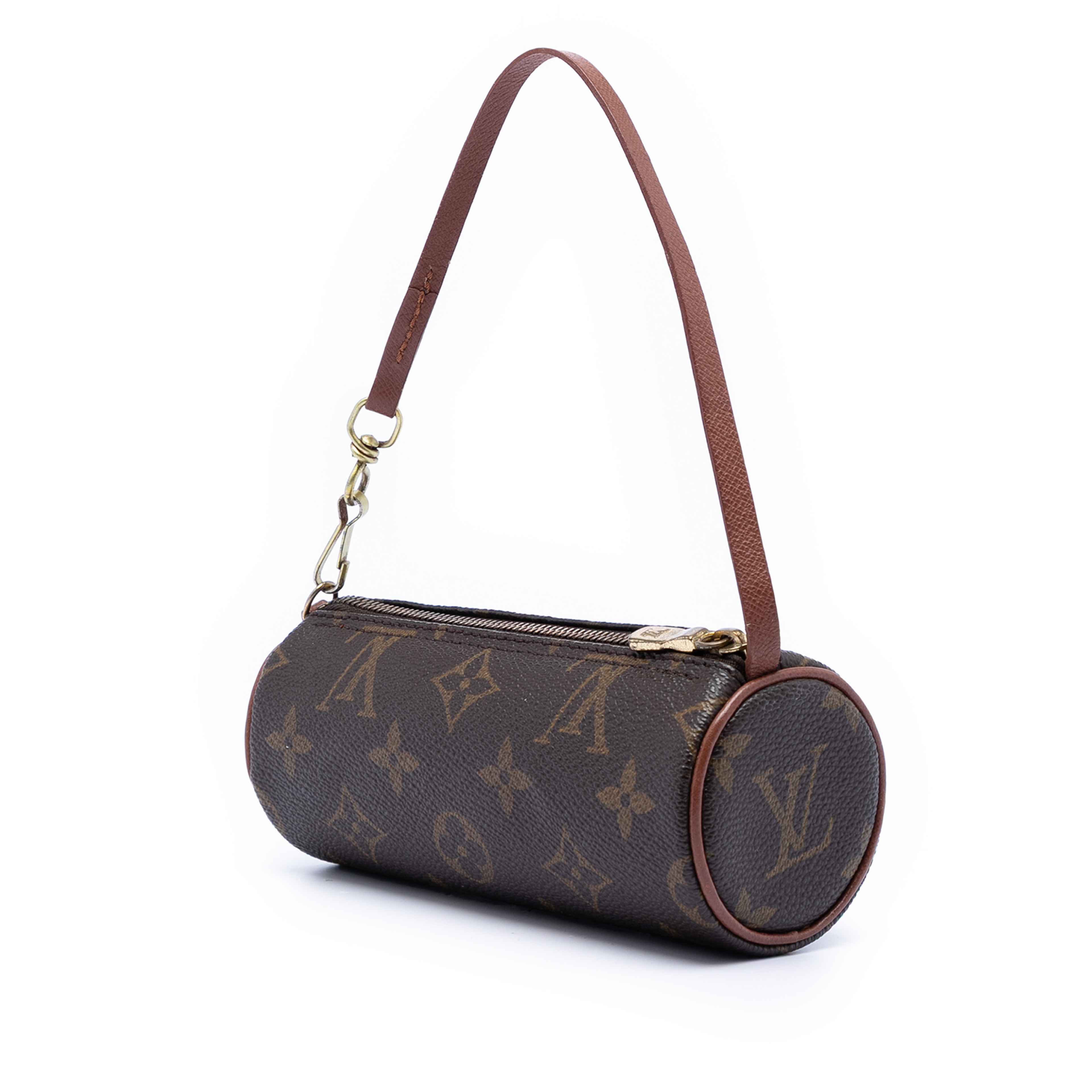Louis Vuitton Monogram Papillon Pochette, från Luxclusif, i färgen brown. Klicka för att öppna bilden i stort format