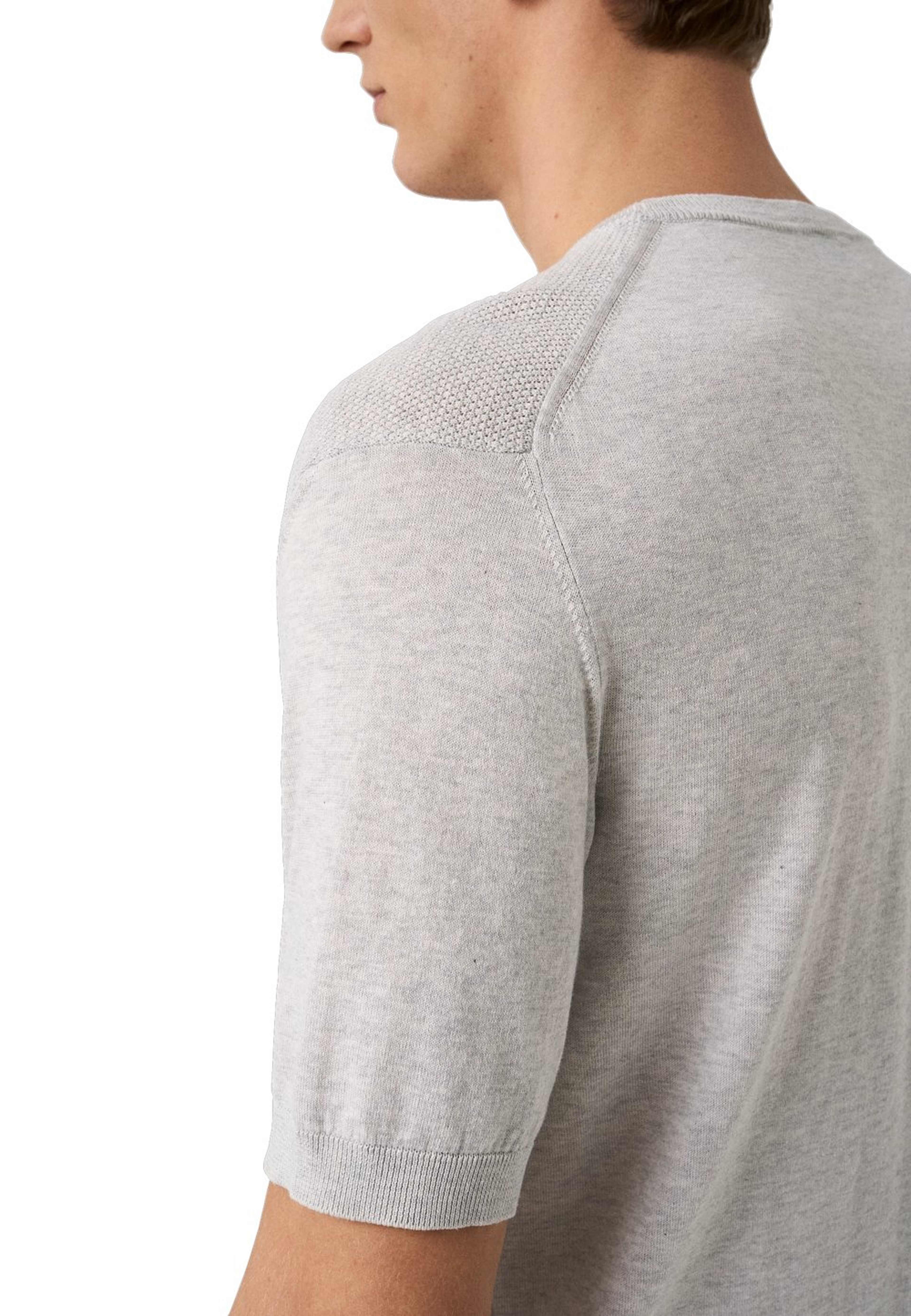 T-shirt Med Strukturerad Crew Neck