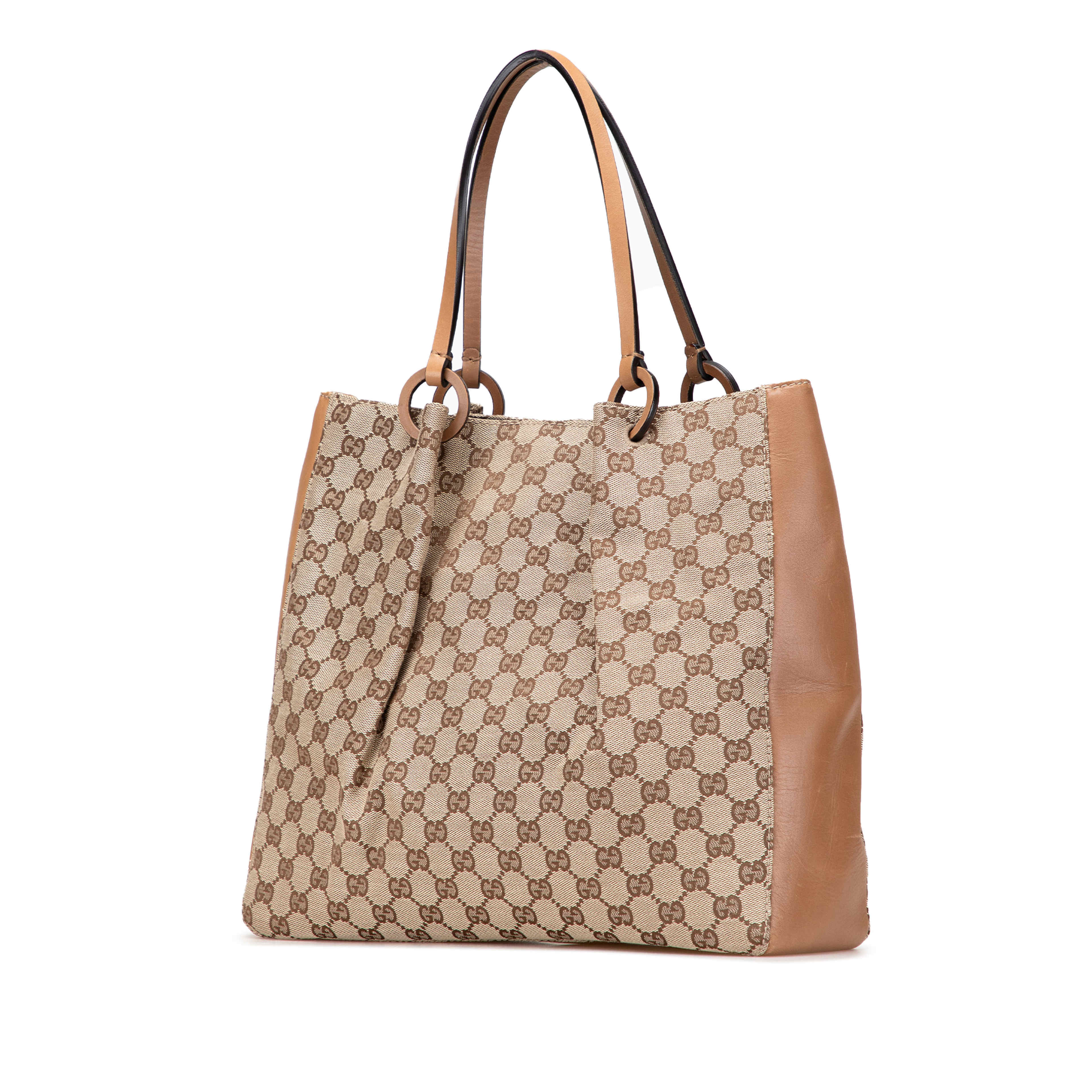 Gucci Gg Canvas Tote, från Luxclusif, i färgen beige. Klicka för att öppna bilden i stort format