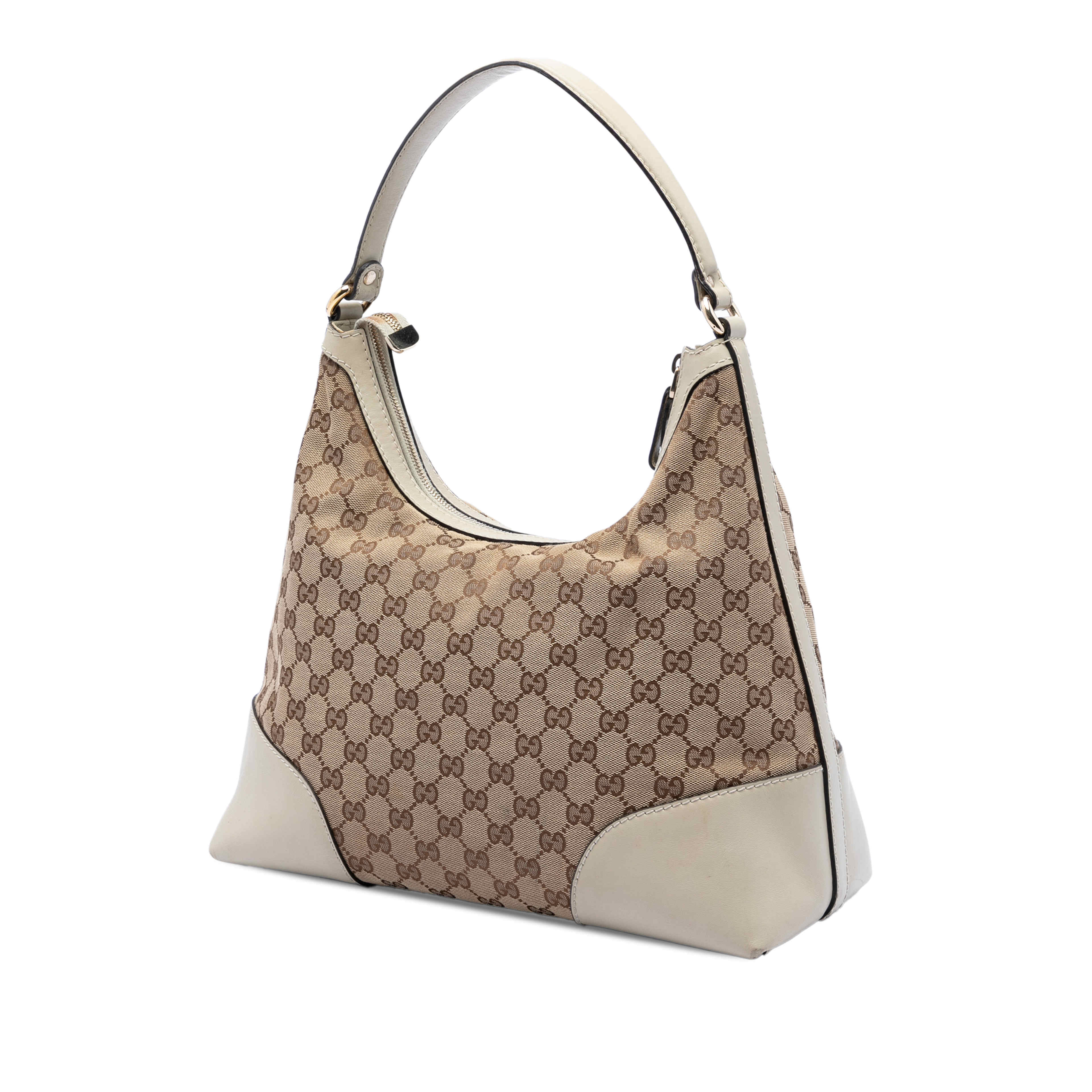 Gucci Medium Gg Canvas Lovely Shoulder Bag, från Luxclusif, i färgen beige. Klicka för att öppna bilden i stort format