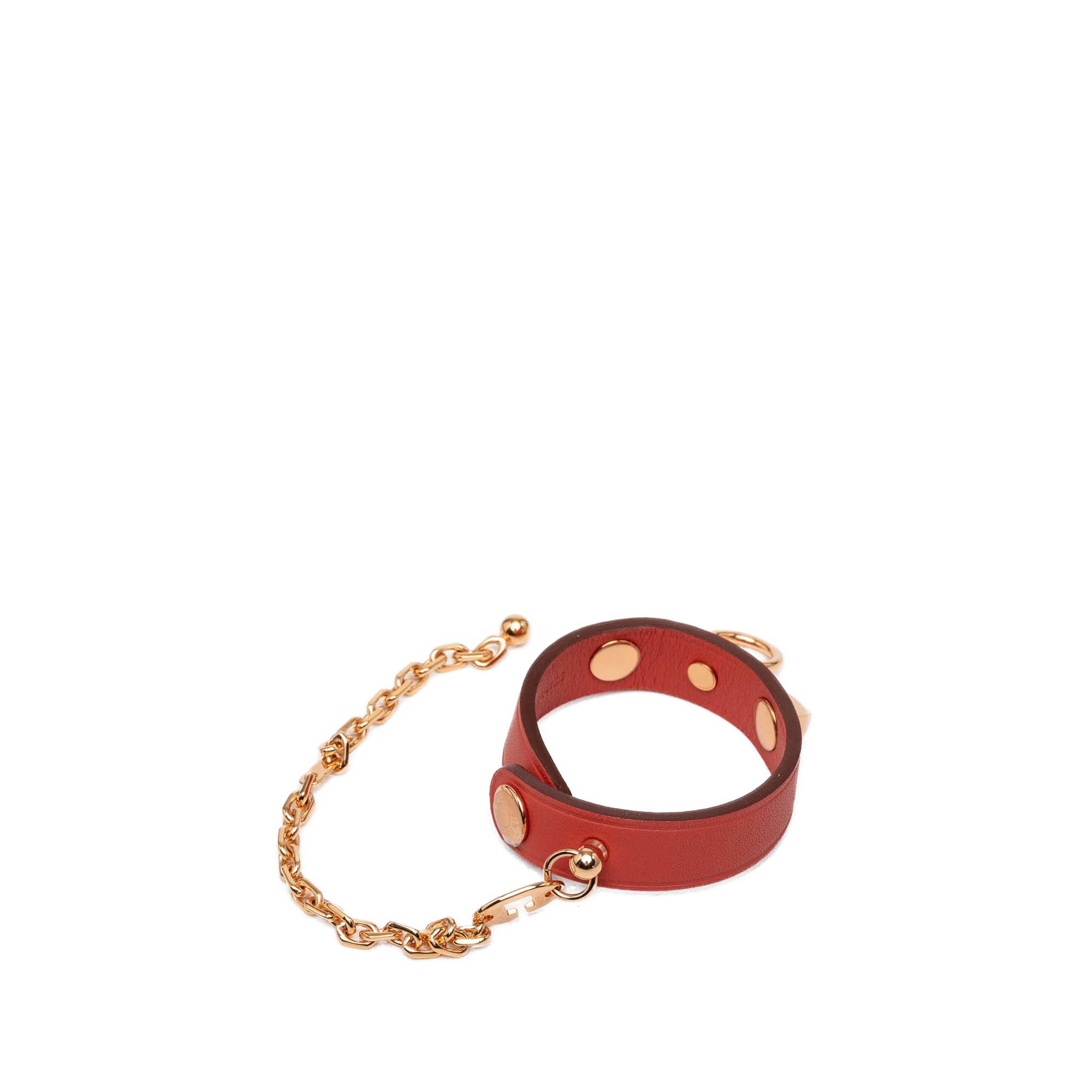 Hermès Swift Rivale Glove Clip, från Luxclusif, i färgen röd. Klicka för att öppna bilden i stort format