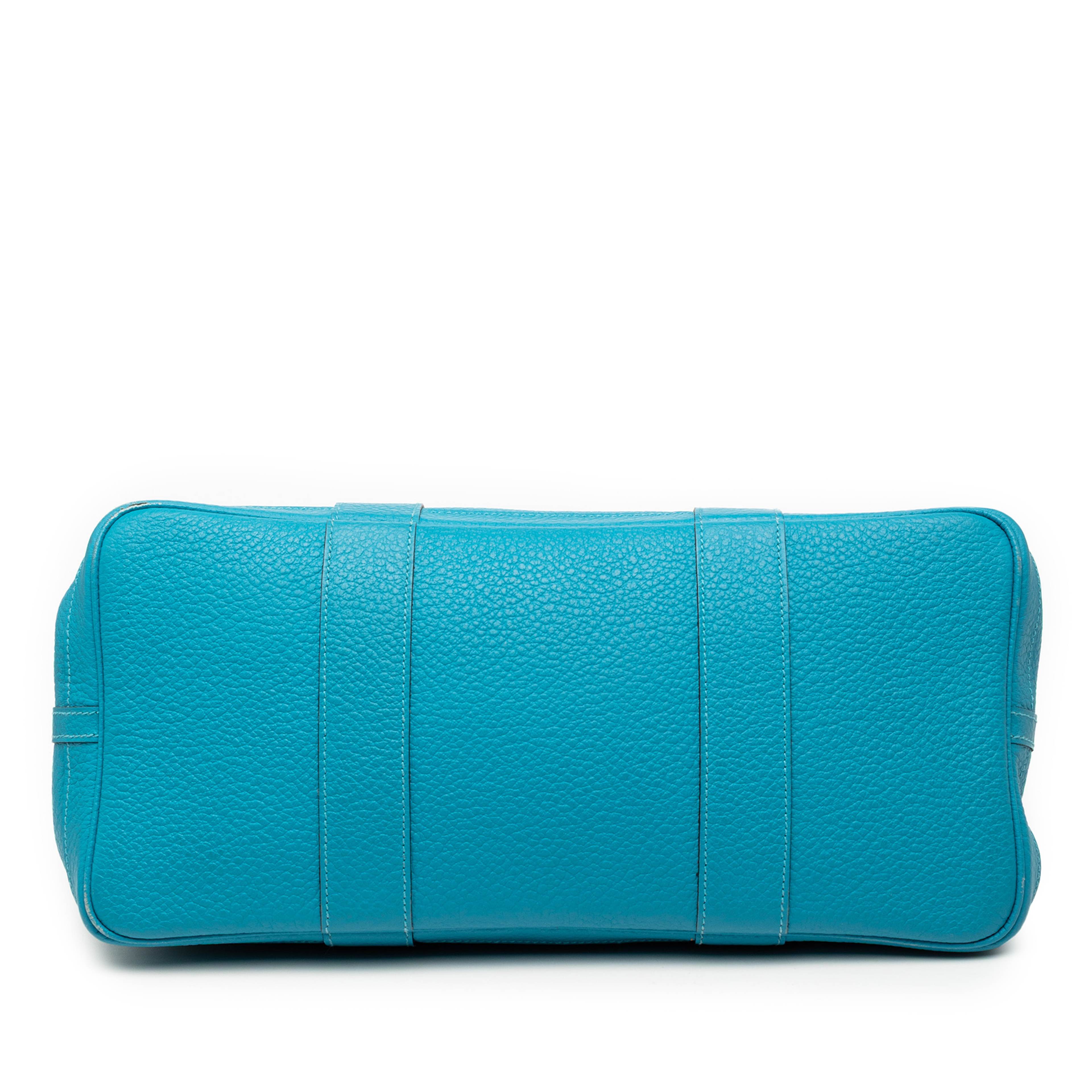 Hermès Negonda Garden Party 36, från Luxclusif, i färgen blue. Klicka för att öppna bilden i stort format