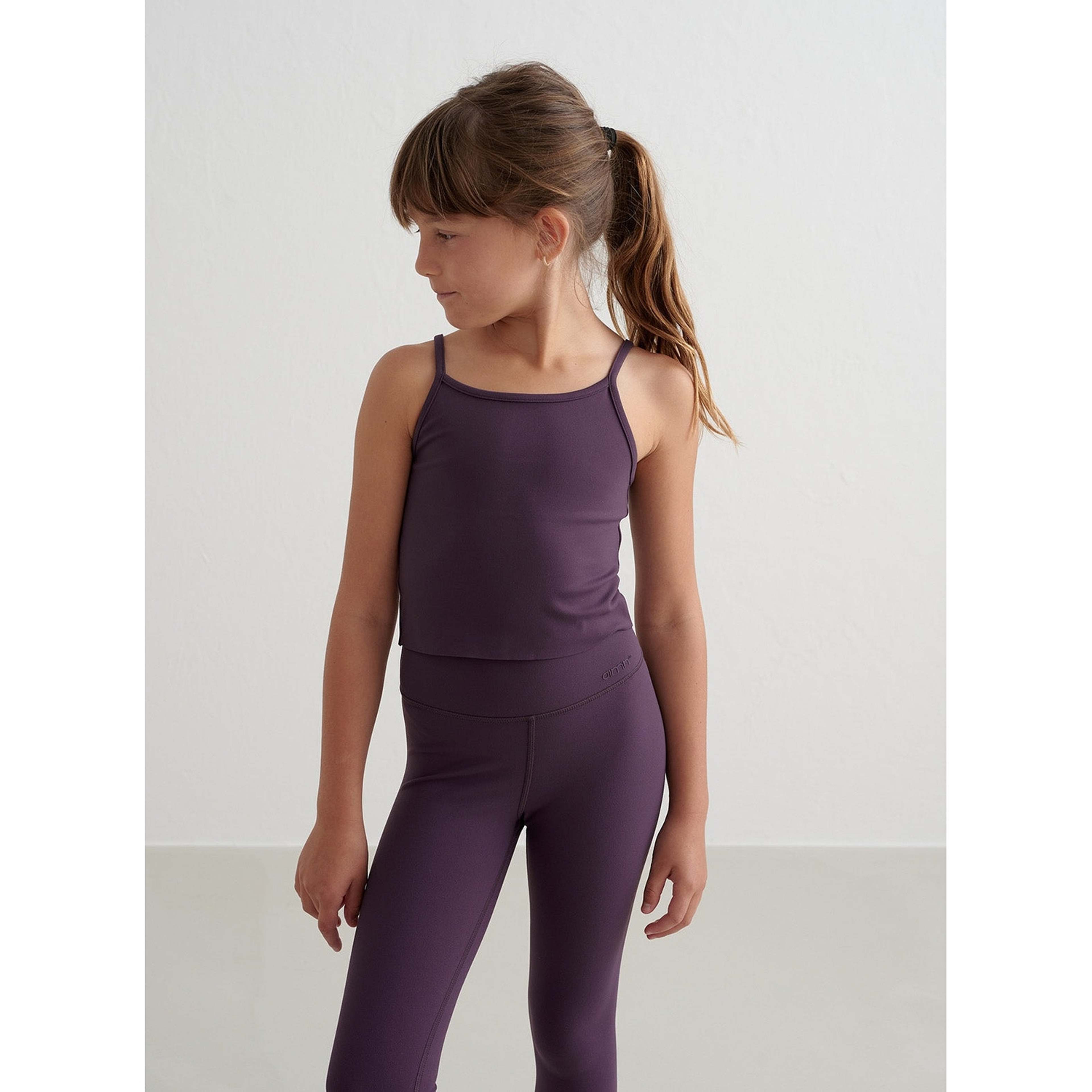 Midnight Plum Young Sense Strap Singlet