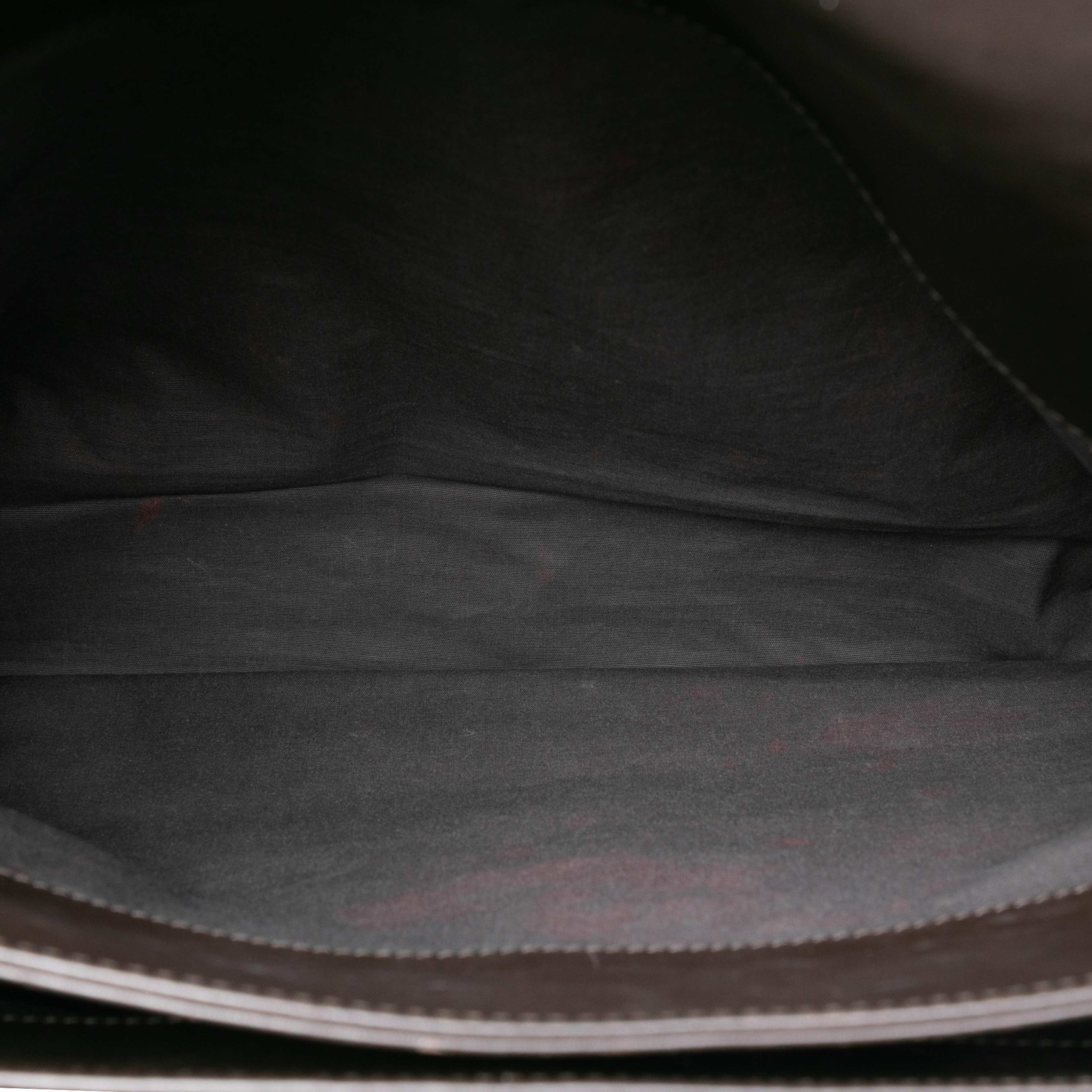 Bottega Veneta Nappa Intrecciato Briefcase, från Luxclusif, i färgen dark brown. Klicka för att öppna bilden i stort format