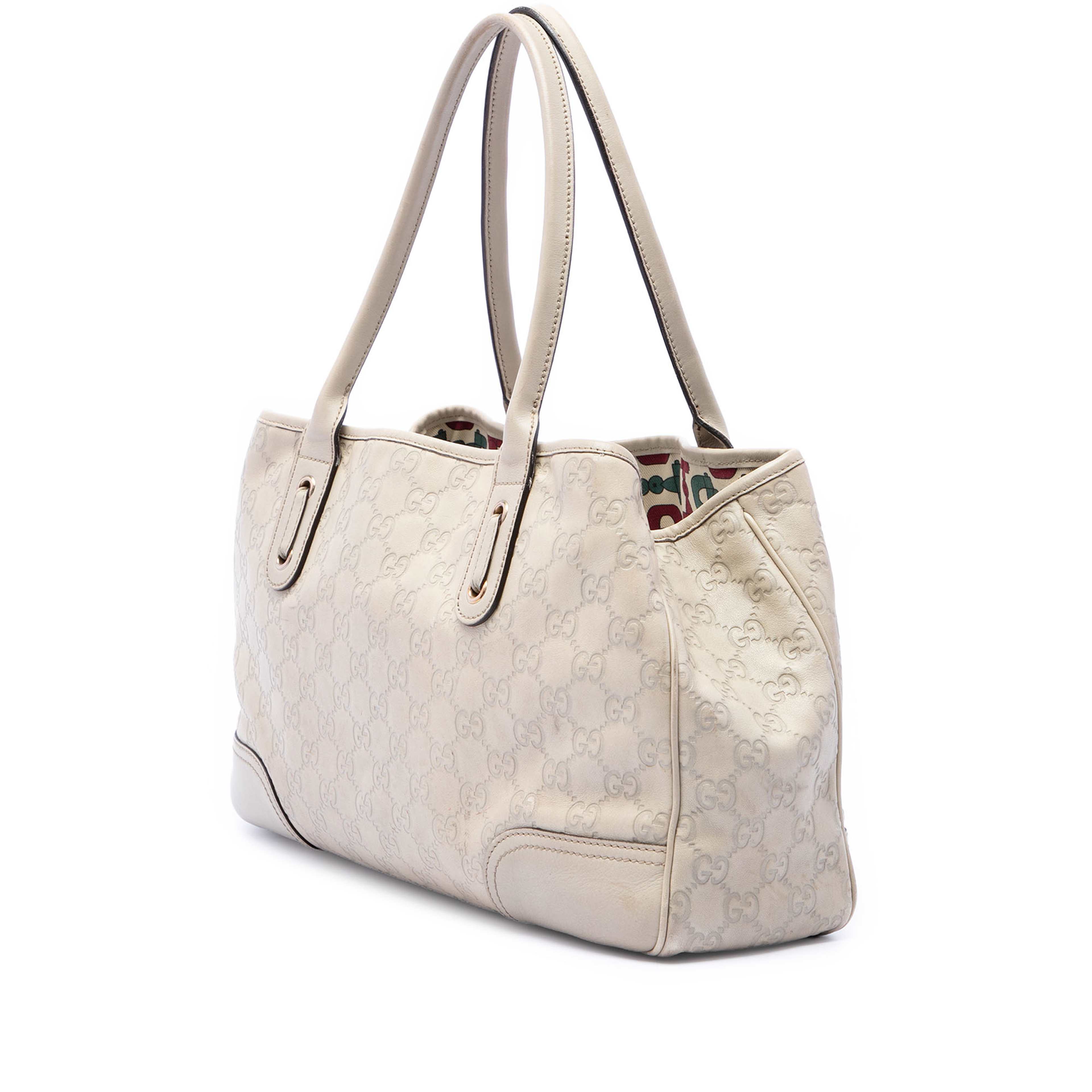 Gucci Guccissima Princy Tote, från Luxclusif, i färgen brun. Klicka för att öppna bilden i stort format