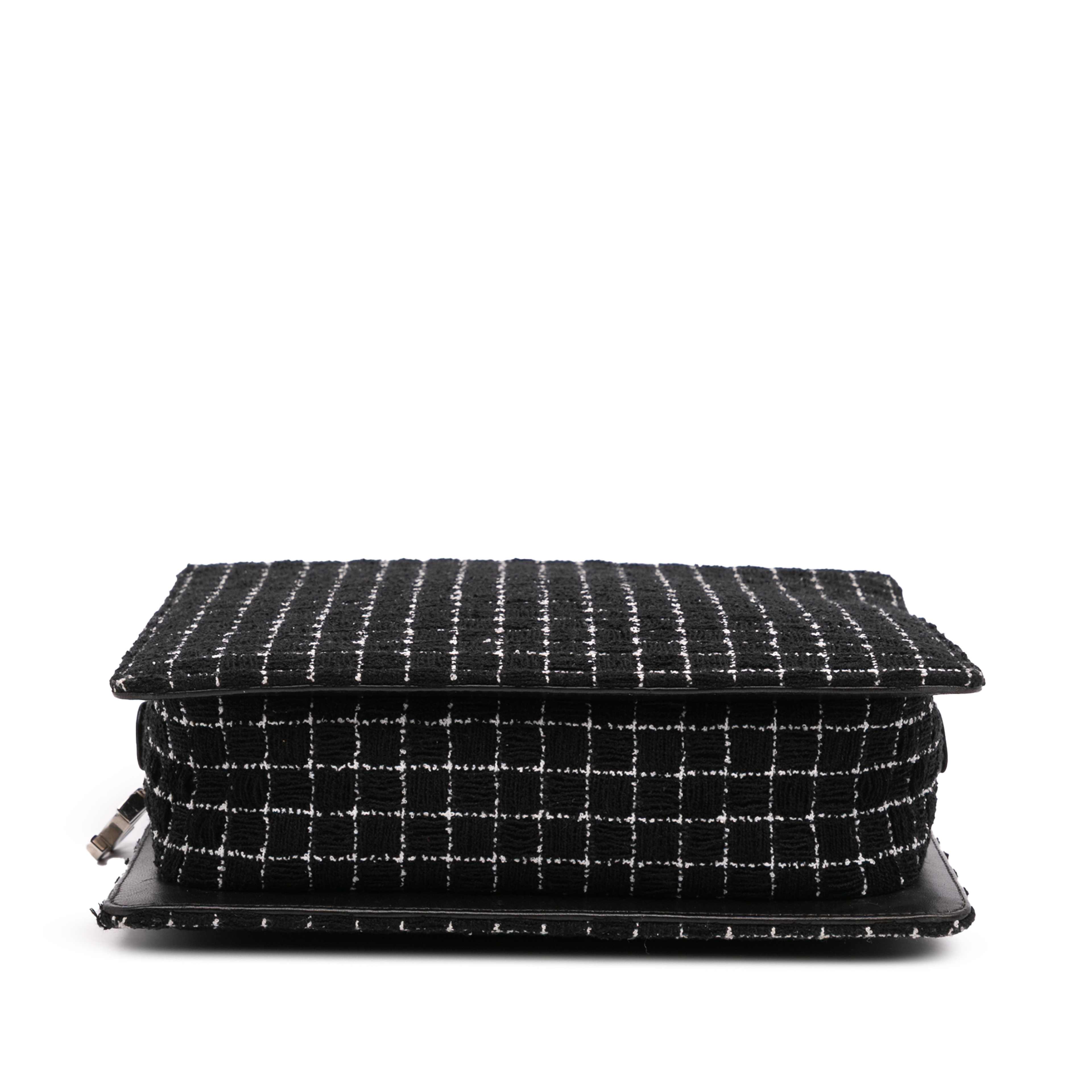 Chanel Tweed And Resin Shopping Bag
