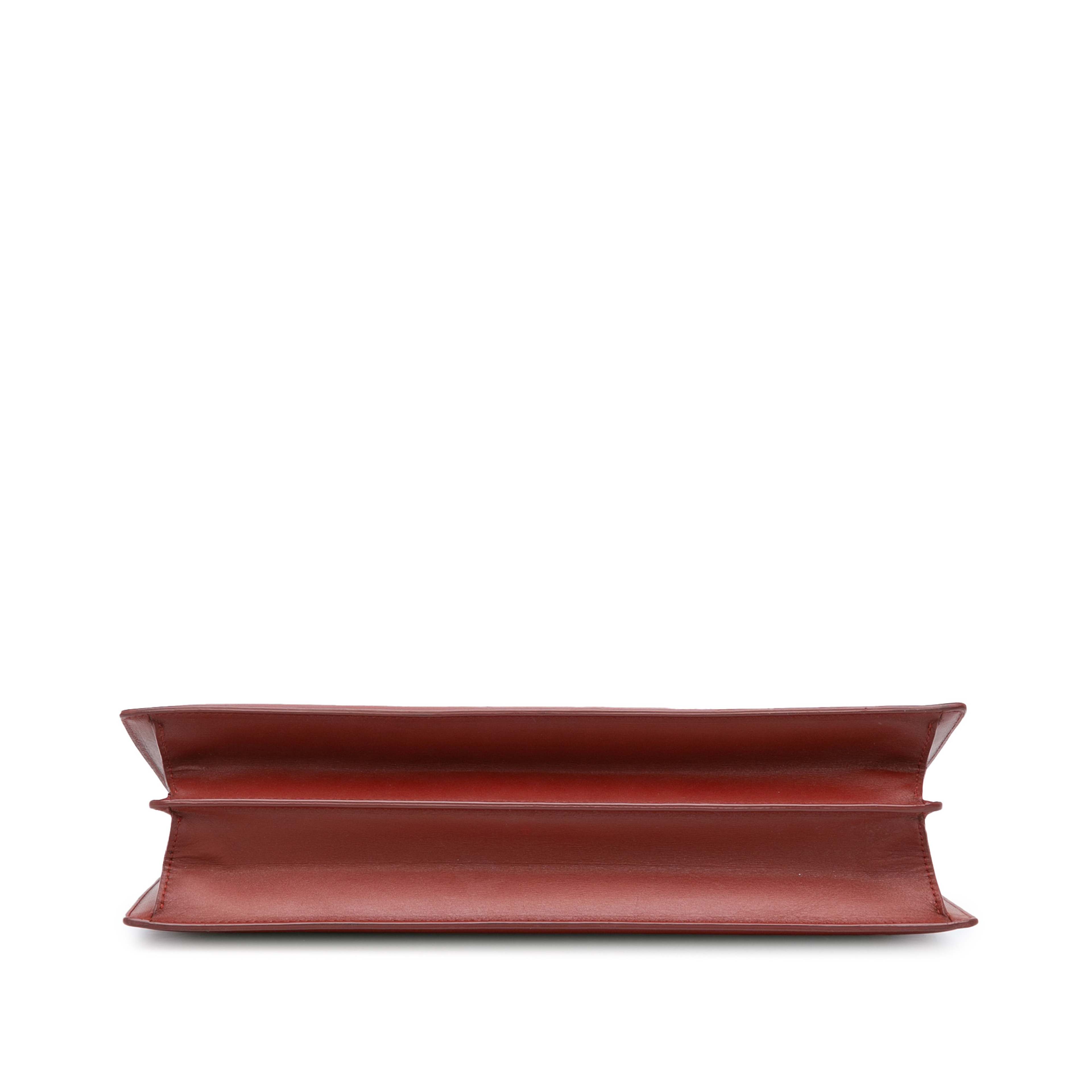 Celine Medium Calfskin Clasp Handbag