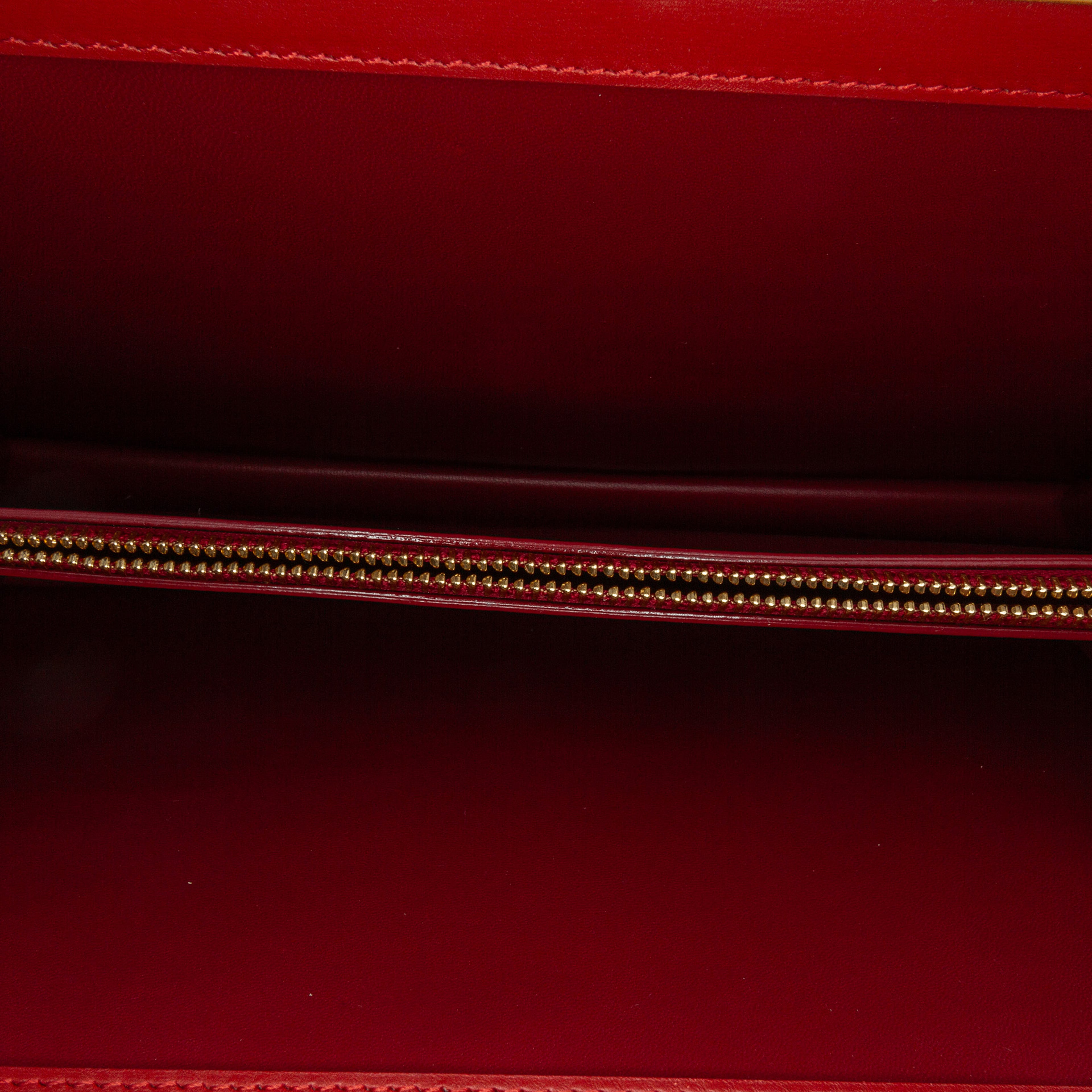 Celine Medium Calfskin Clasp Handbag