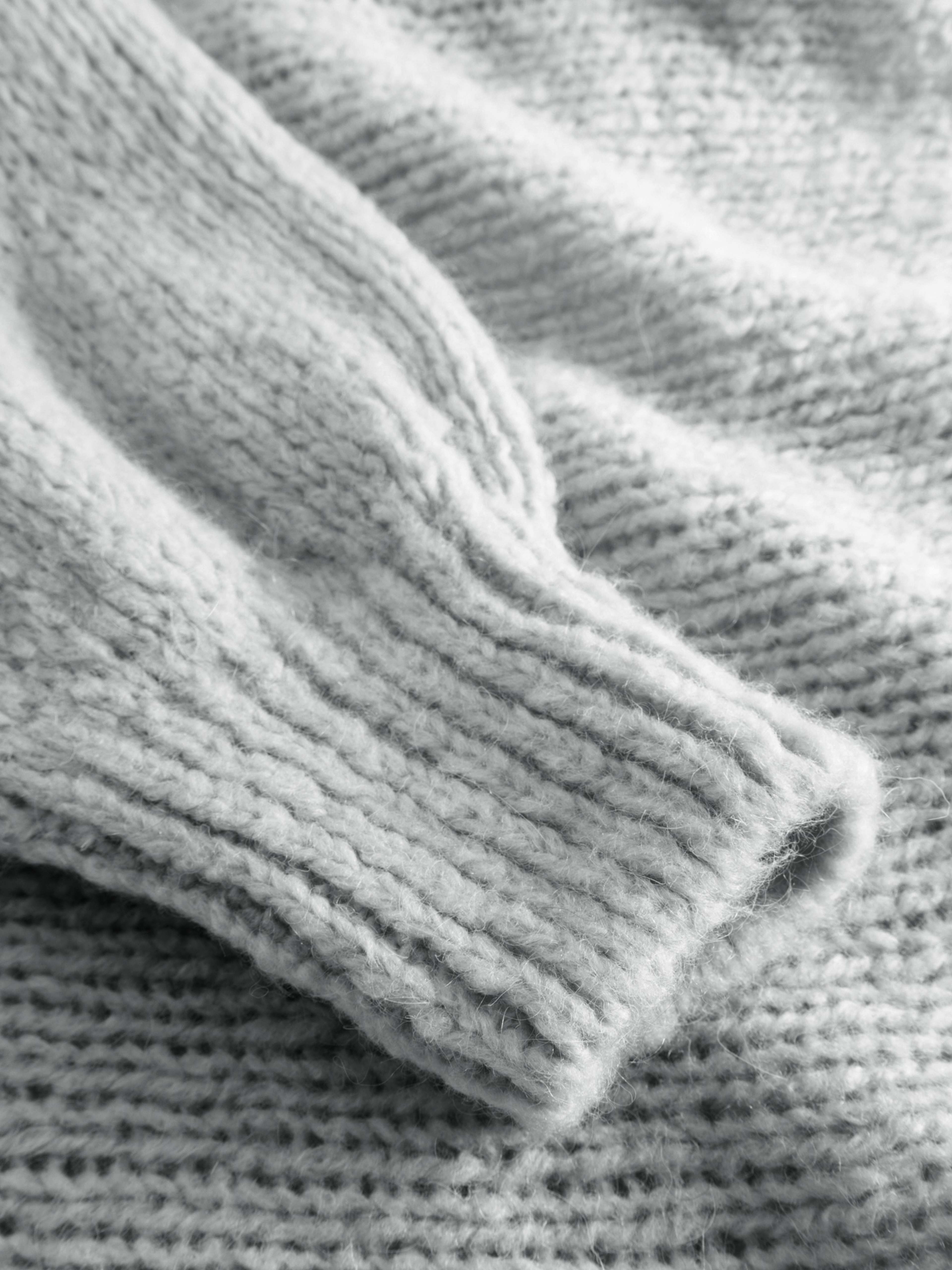 Fora Knit Cardigan - Light Grey