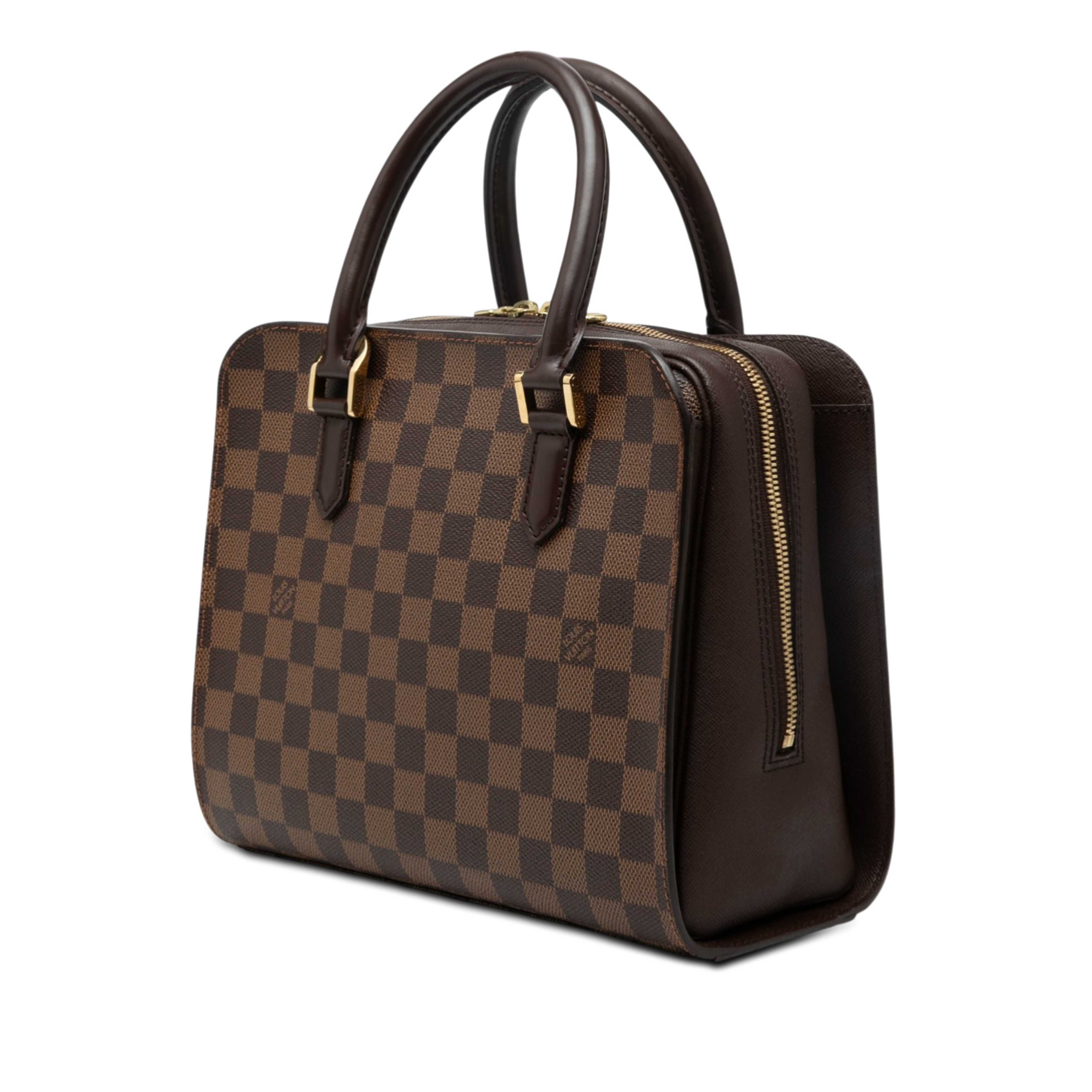 Louis Vuitton Damier Ebene Triana, från Luxclusif, i färgen brun. Klicka för att öppna bilden i stort format