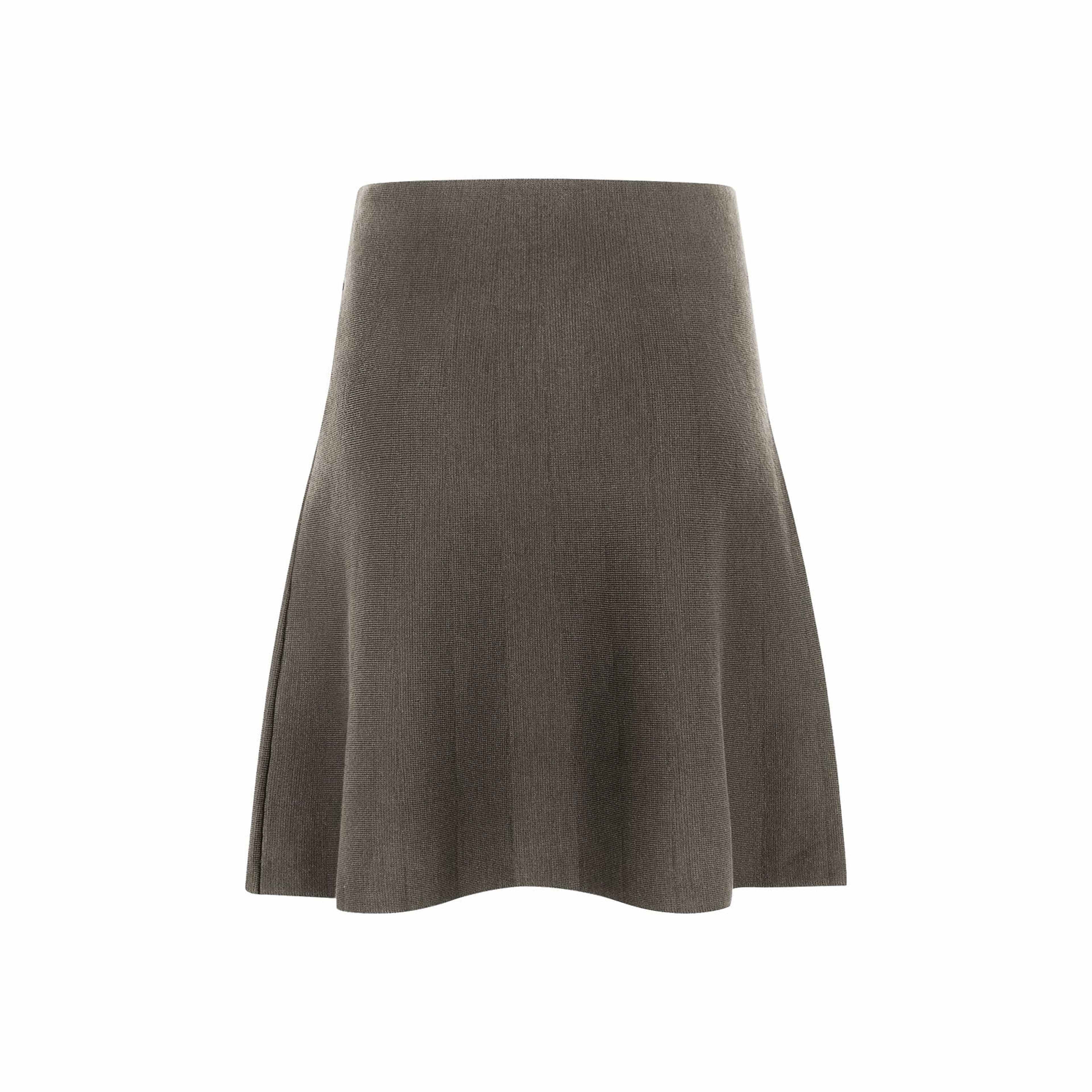 Srhenrietta Short Skirt - Morel Melange