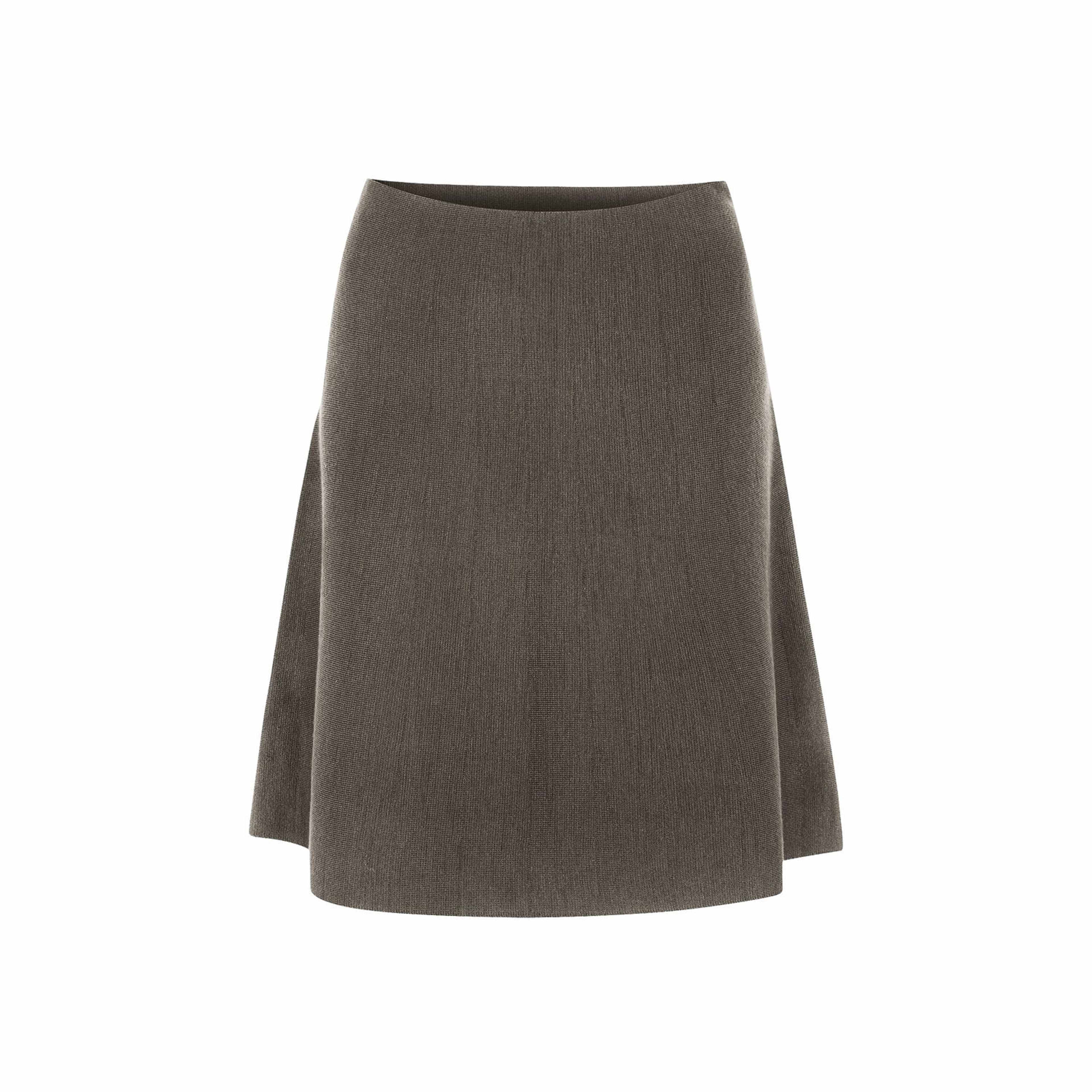 Srhenrietta Short Skirt - Morel Melange