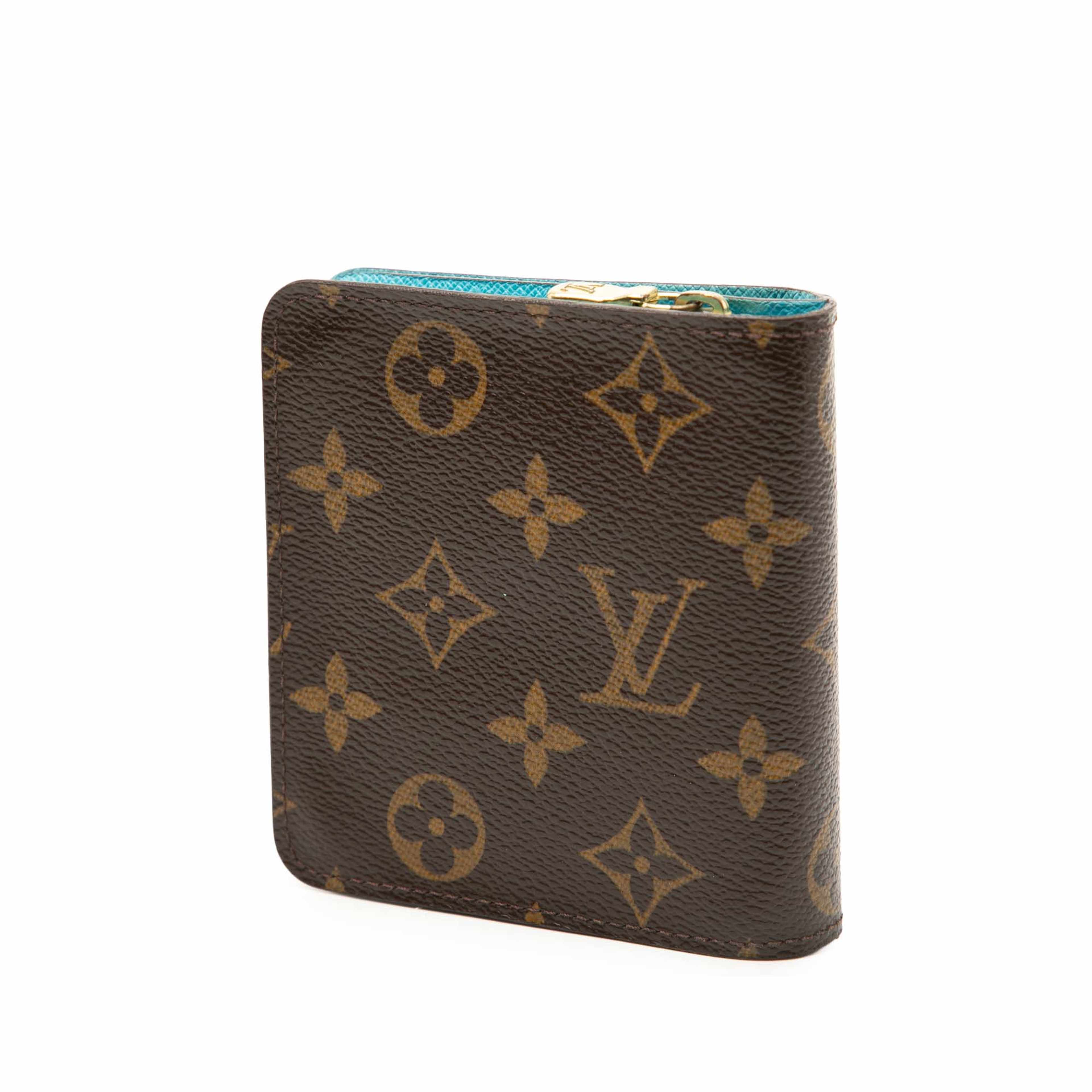 Louis Vuitton Monogram Groom Compact Zippy Wallet, från Luxclusif, i färgen brown. Klicka för att öppna bilden i stort format