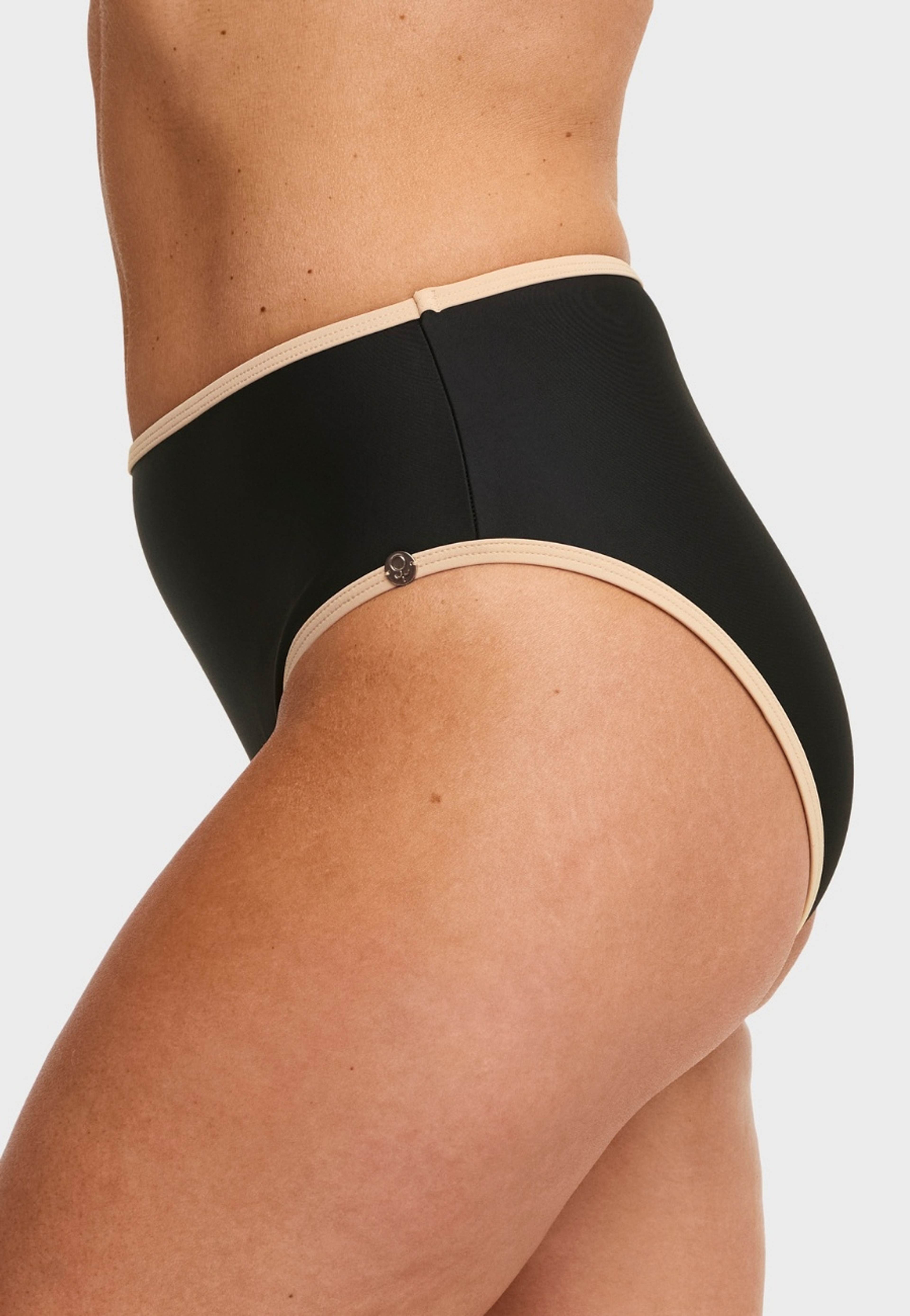 Cuba Bikinitrosa, från Swegmark, i färgen black/beige. Klicka för att öppna bilden i stort format