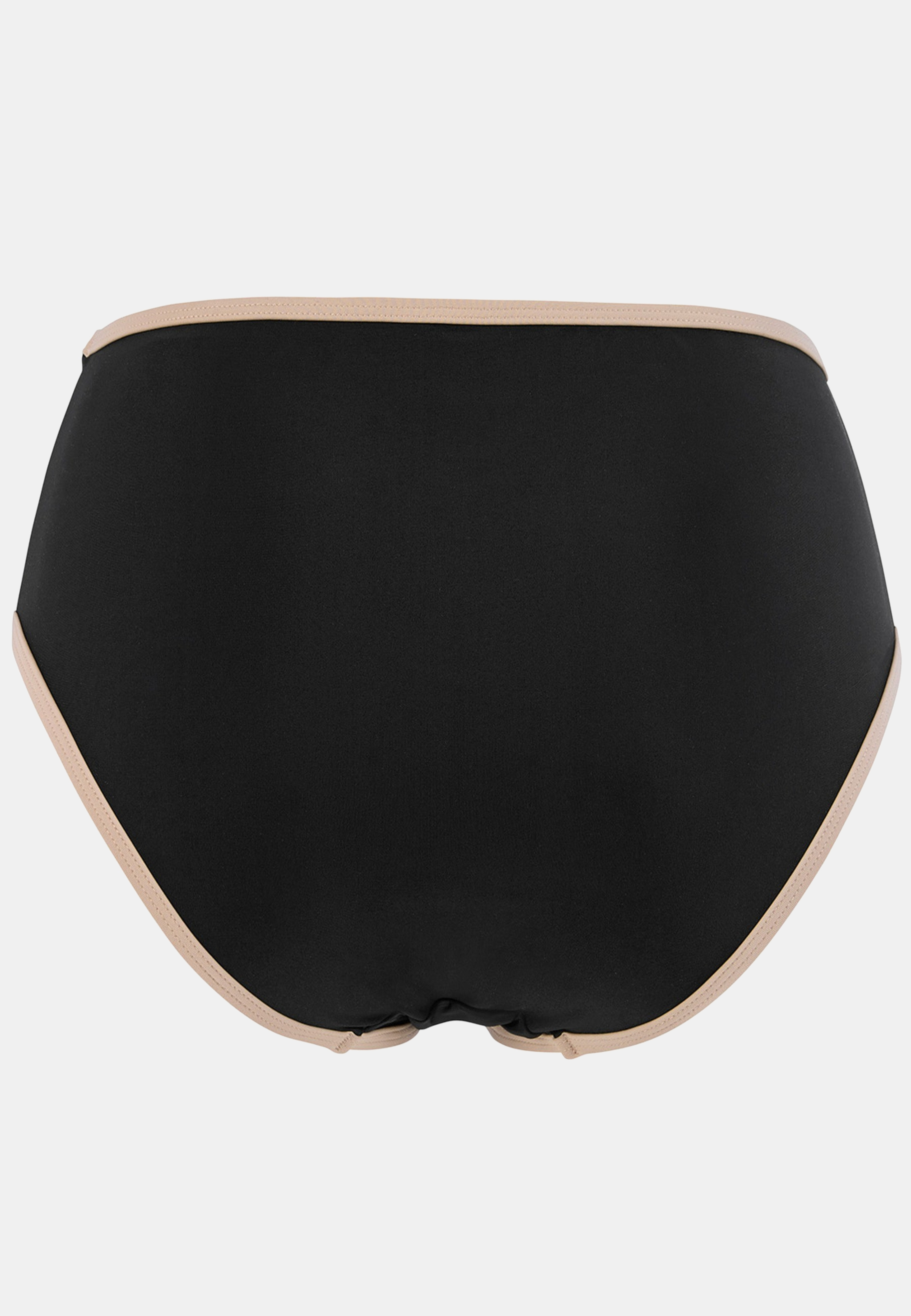 Cuba Maxi Bikinitrosa, från Swegmark, i färgen black/beige. Klicka för att öppna bilden i stort format