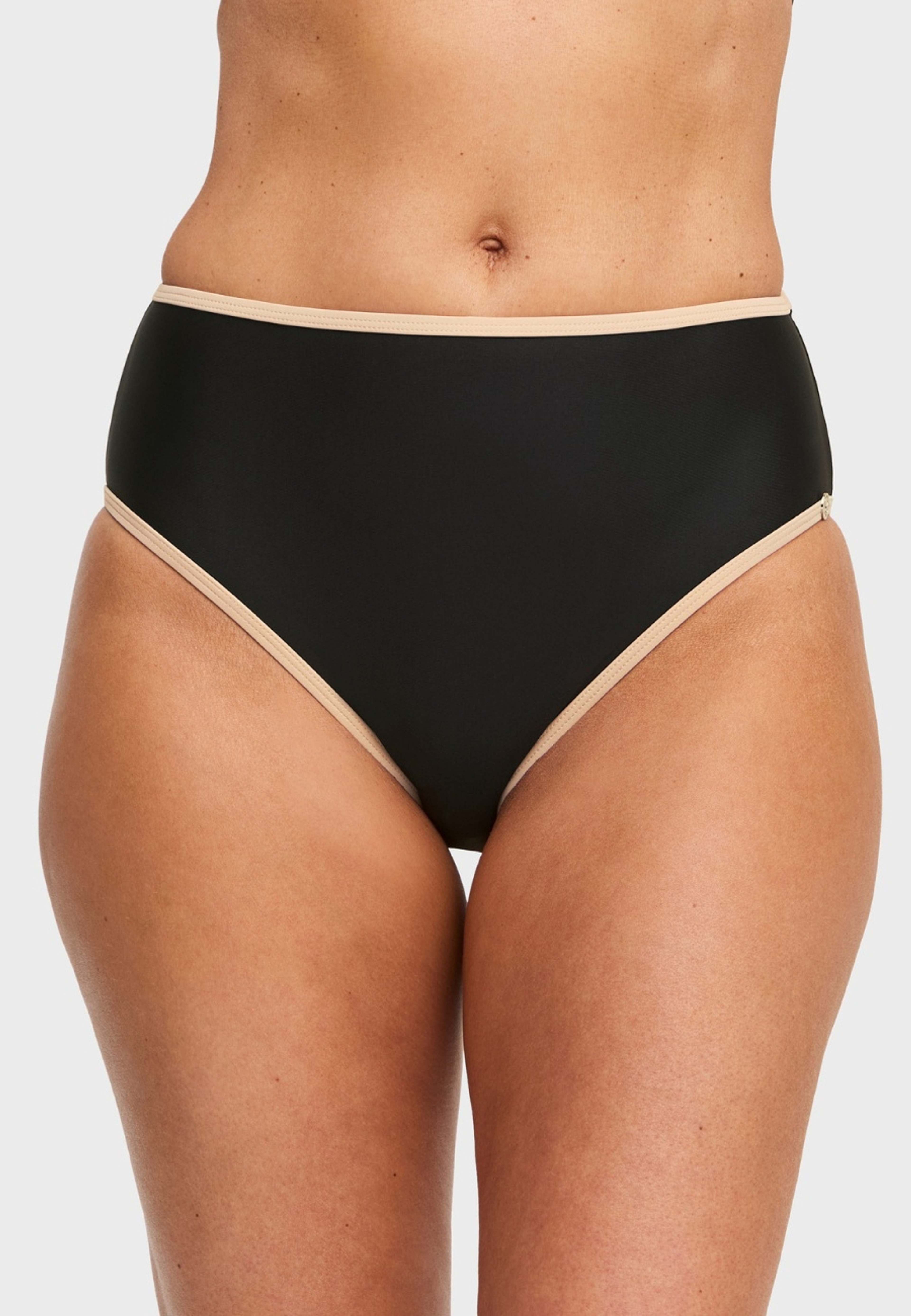 Cuba Bikinitrosa, från Swegmark, i färgen black/beige. Klicka för att öppna bilden i stort format