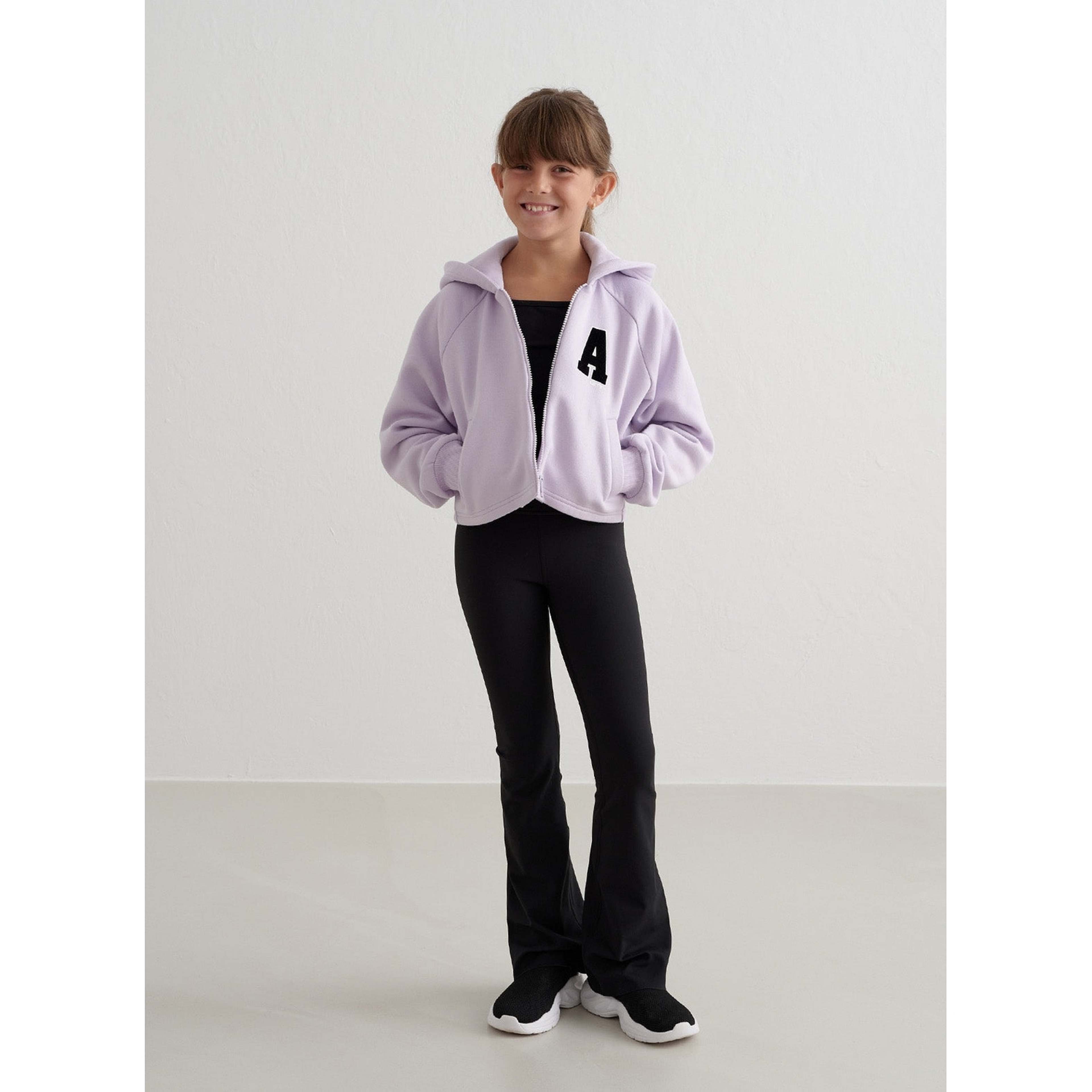 Pale Lavender Young Sweat Zip Hood