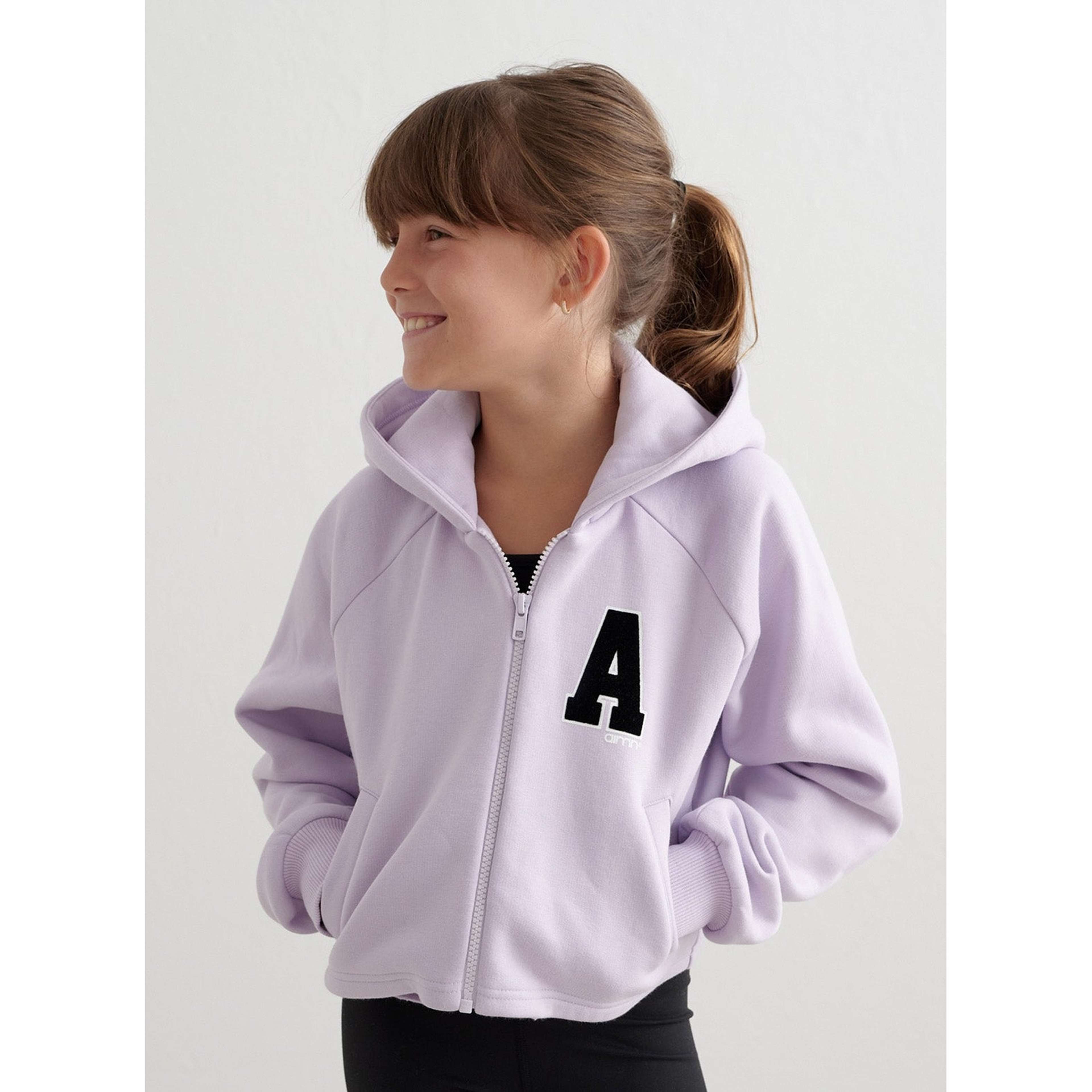 Pale Lavender Young Sweat Zip Hood