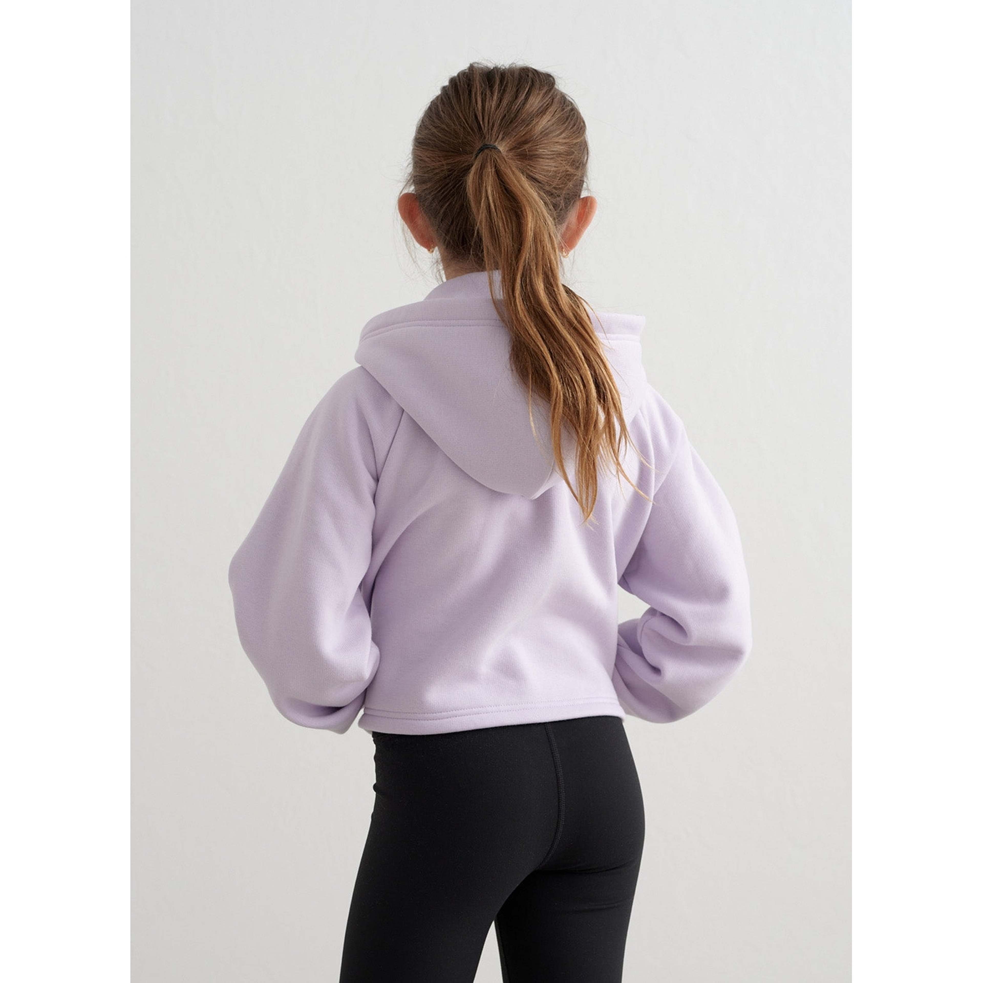 Pale Lavender Young Sweat Zip Hood