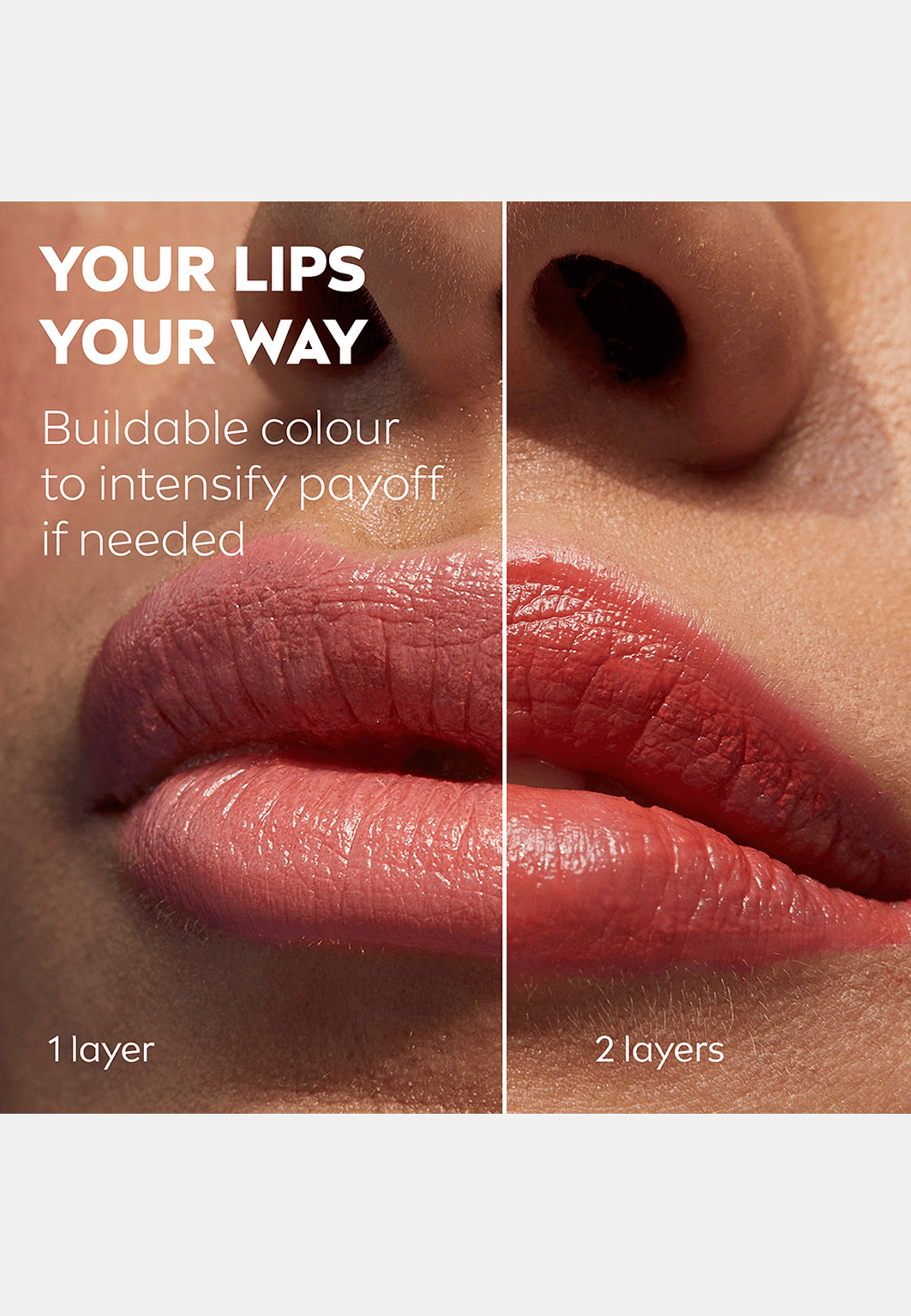 Läppbalsam Caring Beauty Coral-Nude 4,8 g Labello
