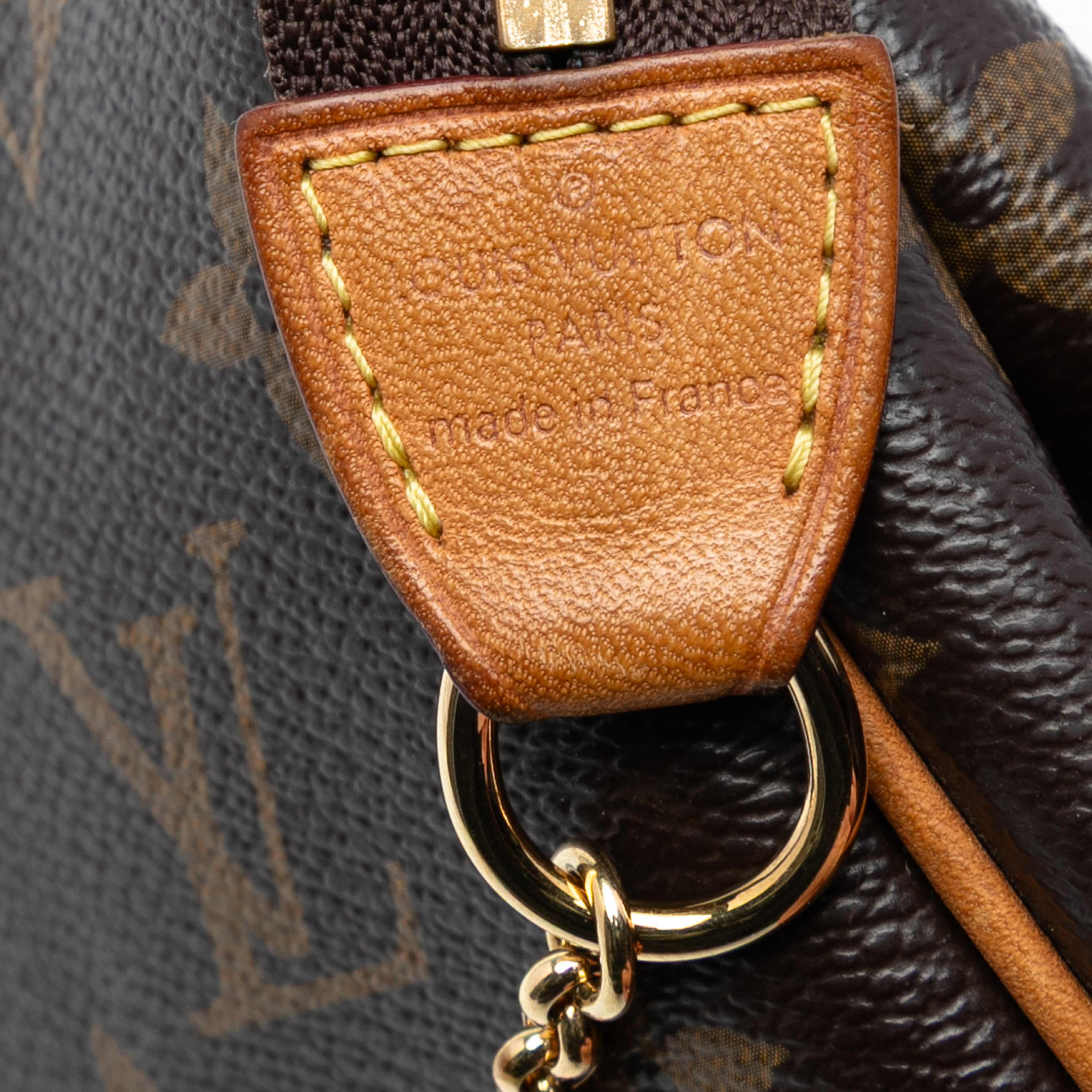 Louis Vuitton Monogram Eva, från Luxclusif, i färgen brown. Klicka för att öppna bilden i stort format