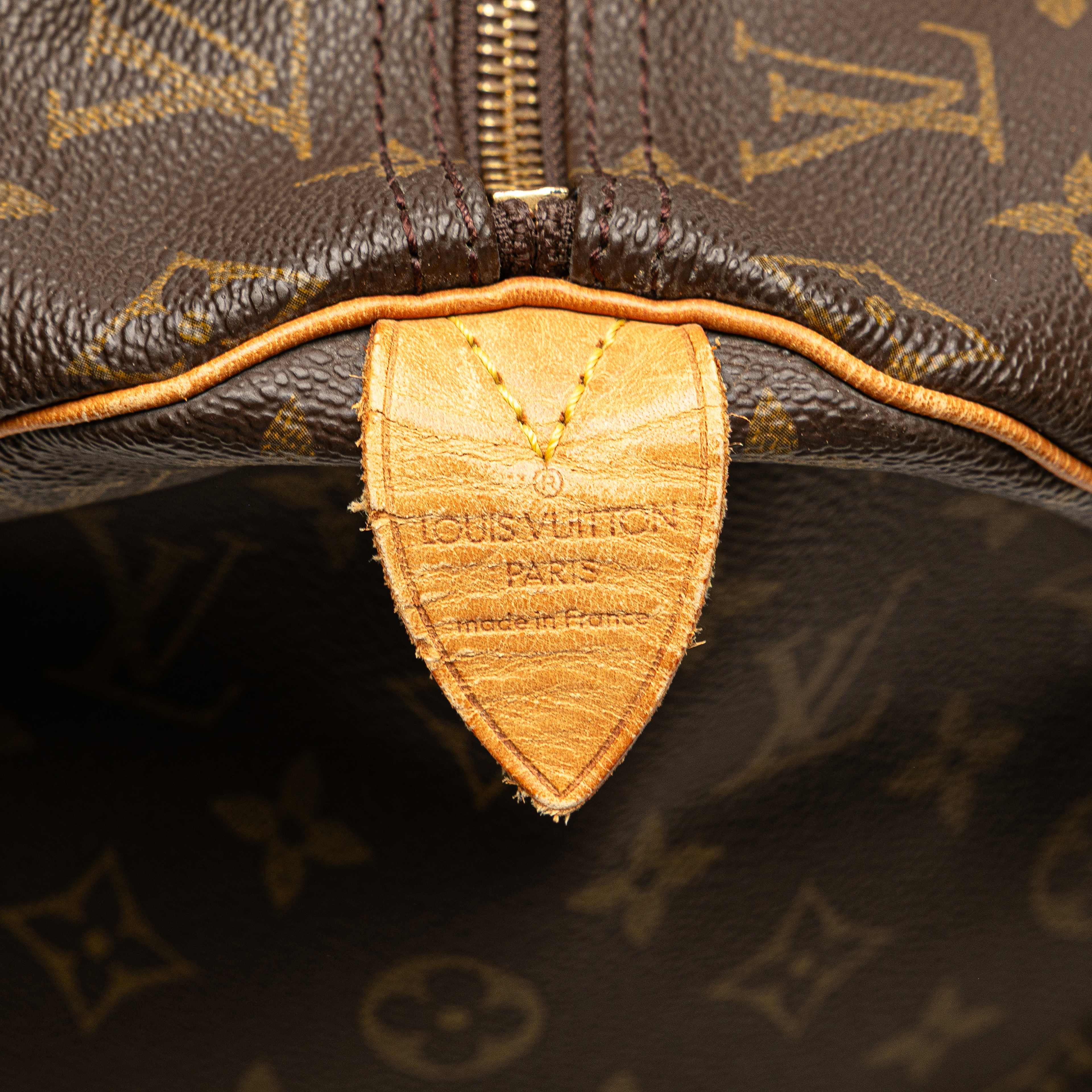 Louis Vuitton Monogram Speedy 40, från Luxclusif, i färgen brown. Klicka för att öppna bilden i stort format
