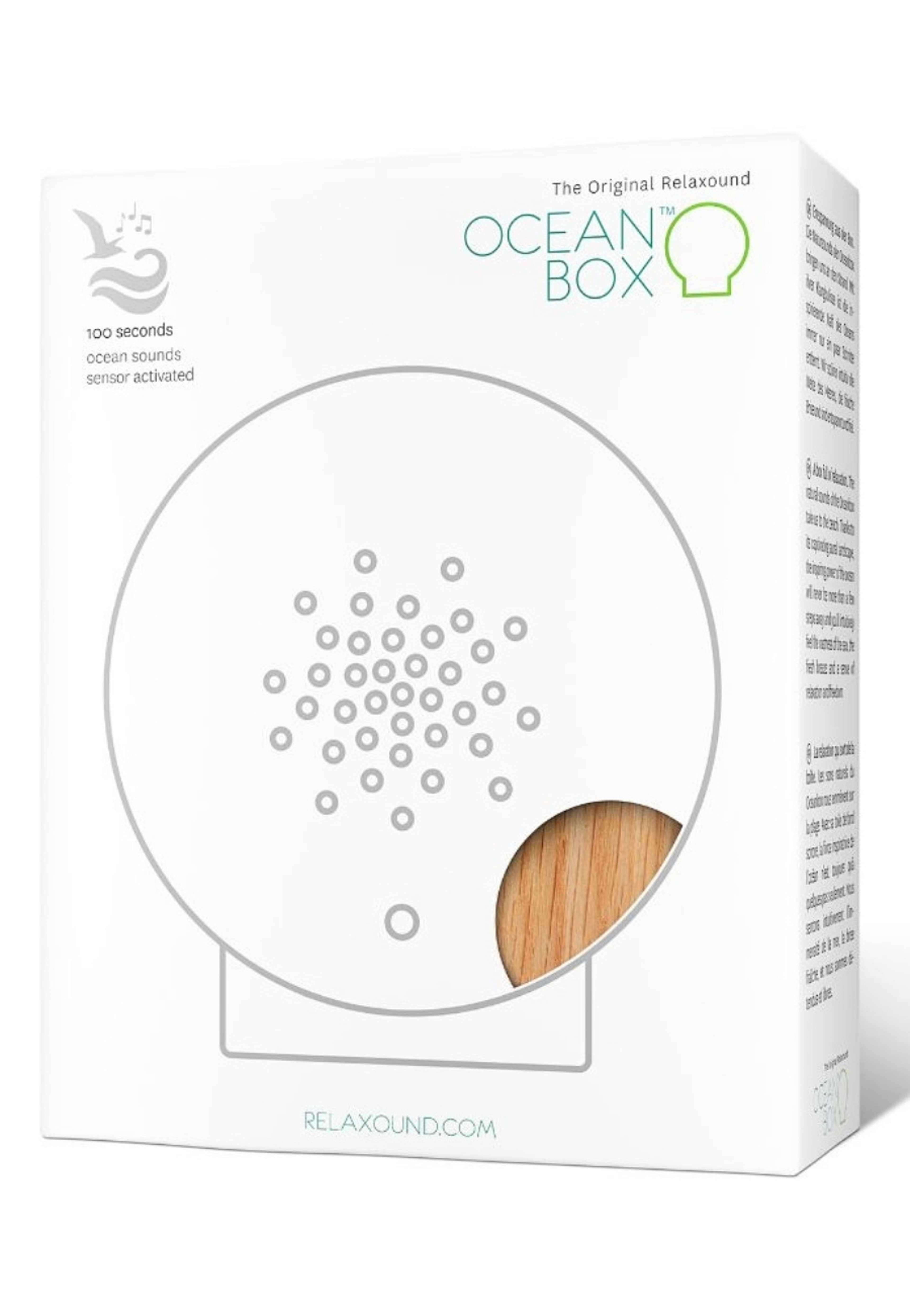 Oceanbox Speldosa Havsljud Oak