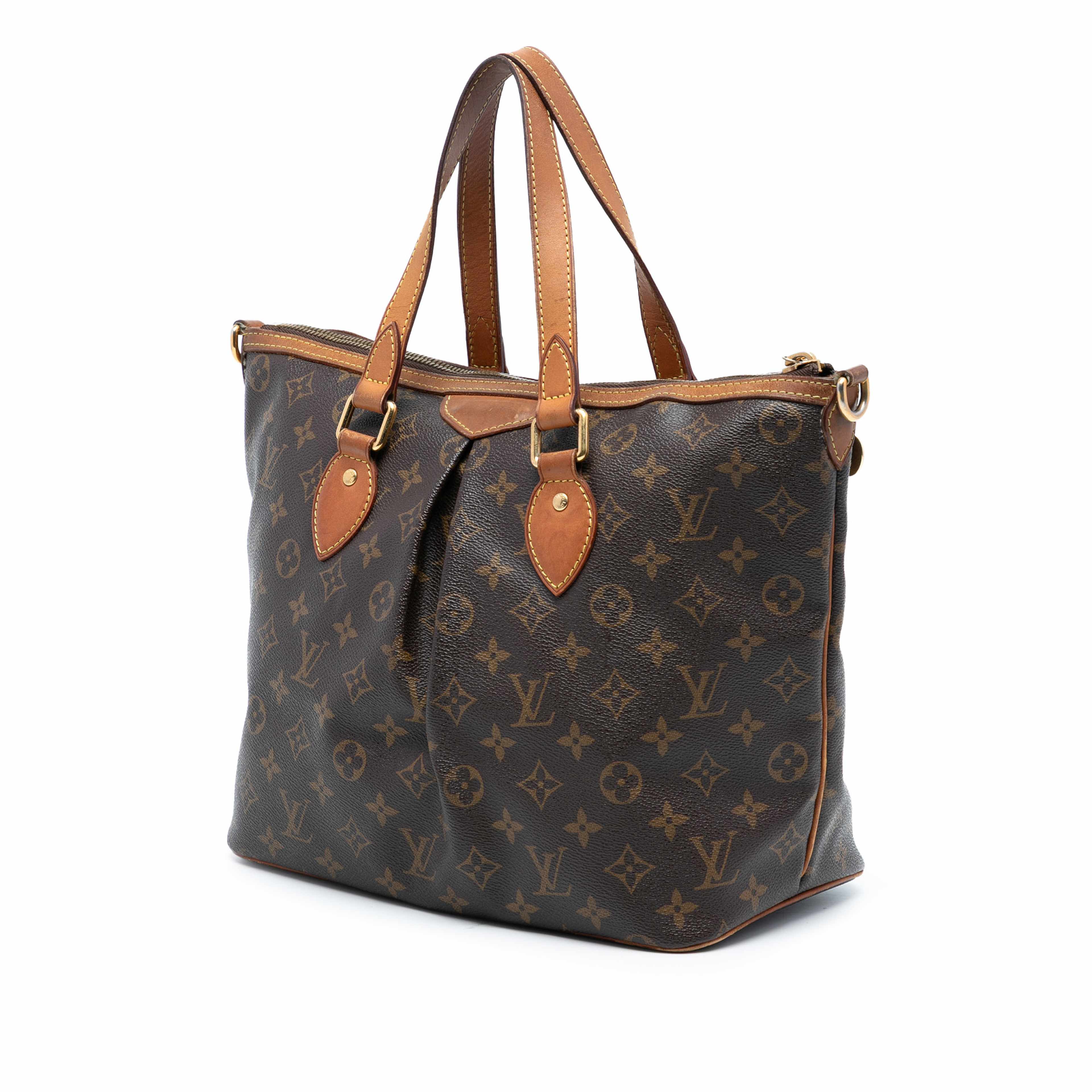Louis Vuitton Monogram Palermo Pm, från Luxclusif, i färgen brown. Klicka för att öppna bilden i stort format