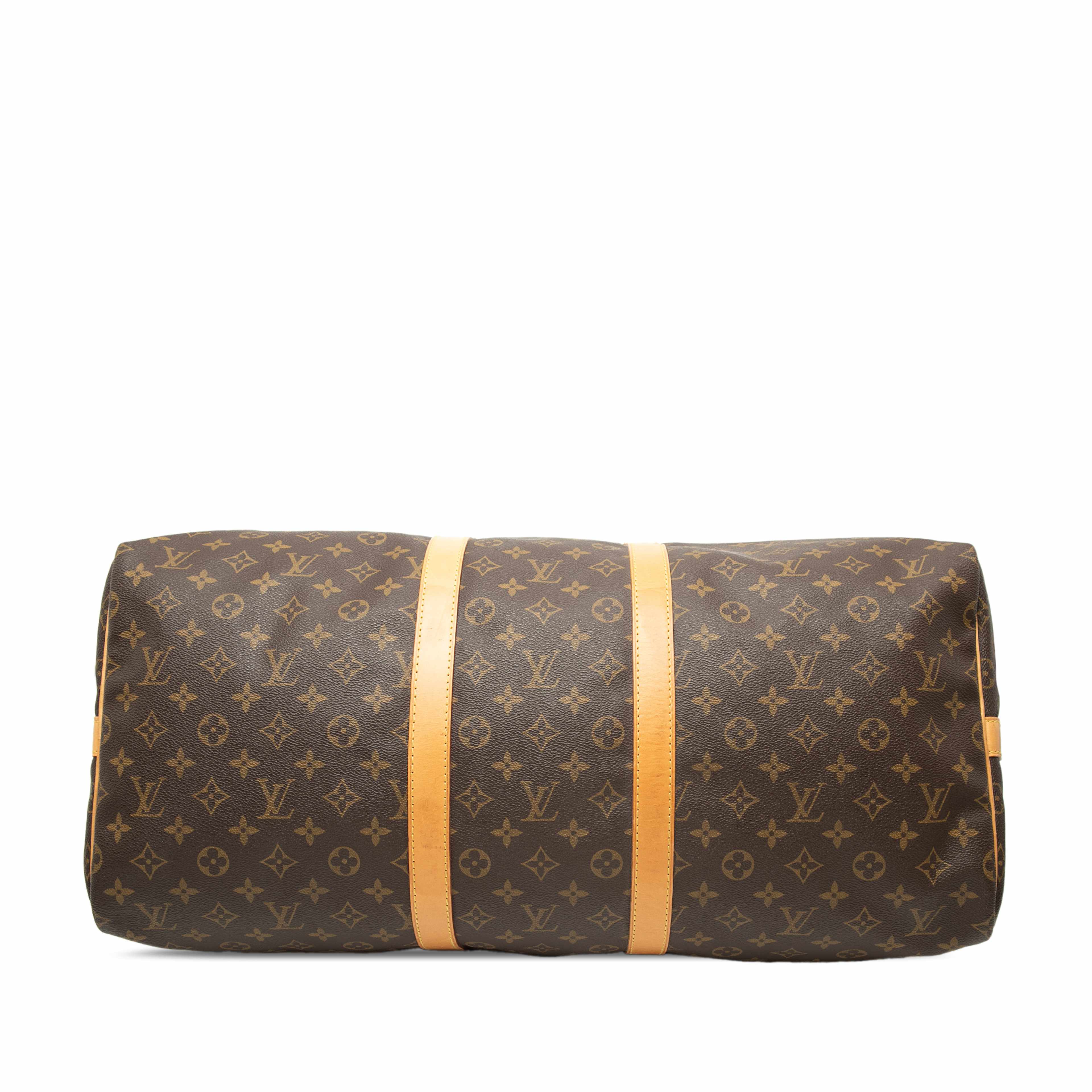 Louis Vuitton Monogram Keepall Bandouliere 55, från Luxclusif, i färgen brown. Klicka för att öppna bilden i stort format