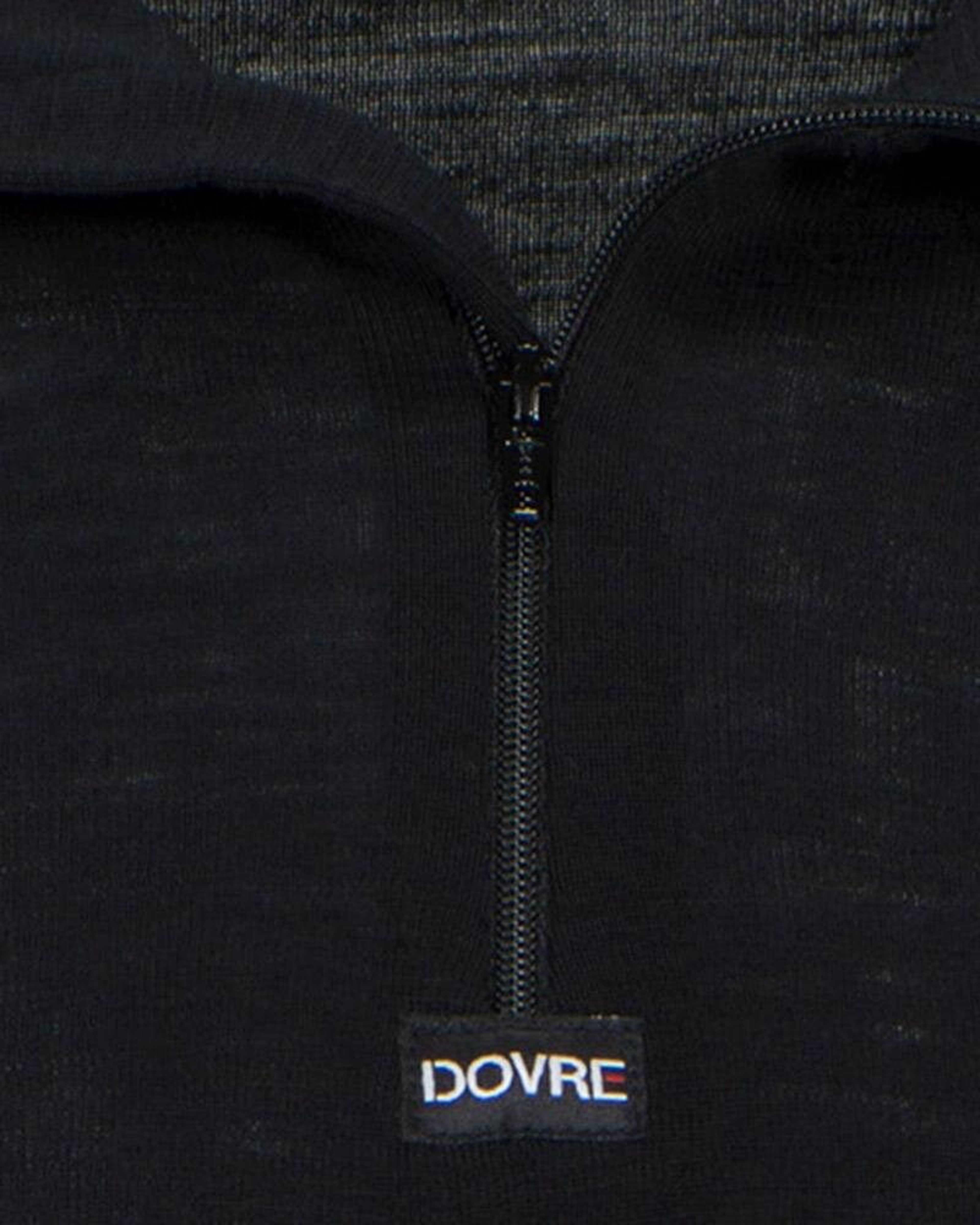 Dovre Ull Långärmad T-shirt Med Zip