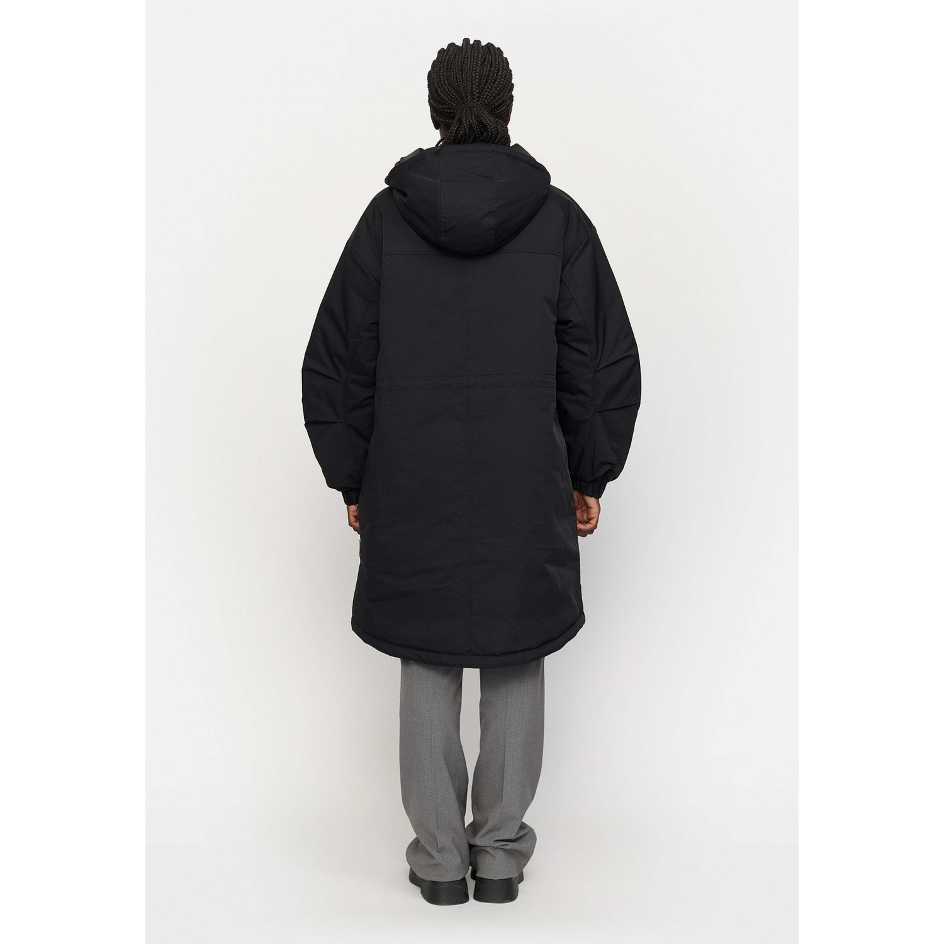 Sramayah Parka Coat - Black