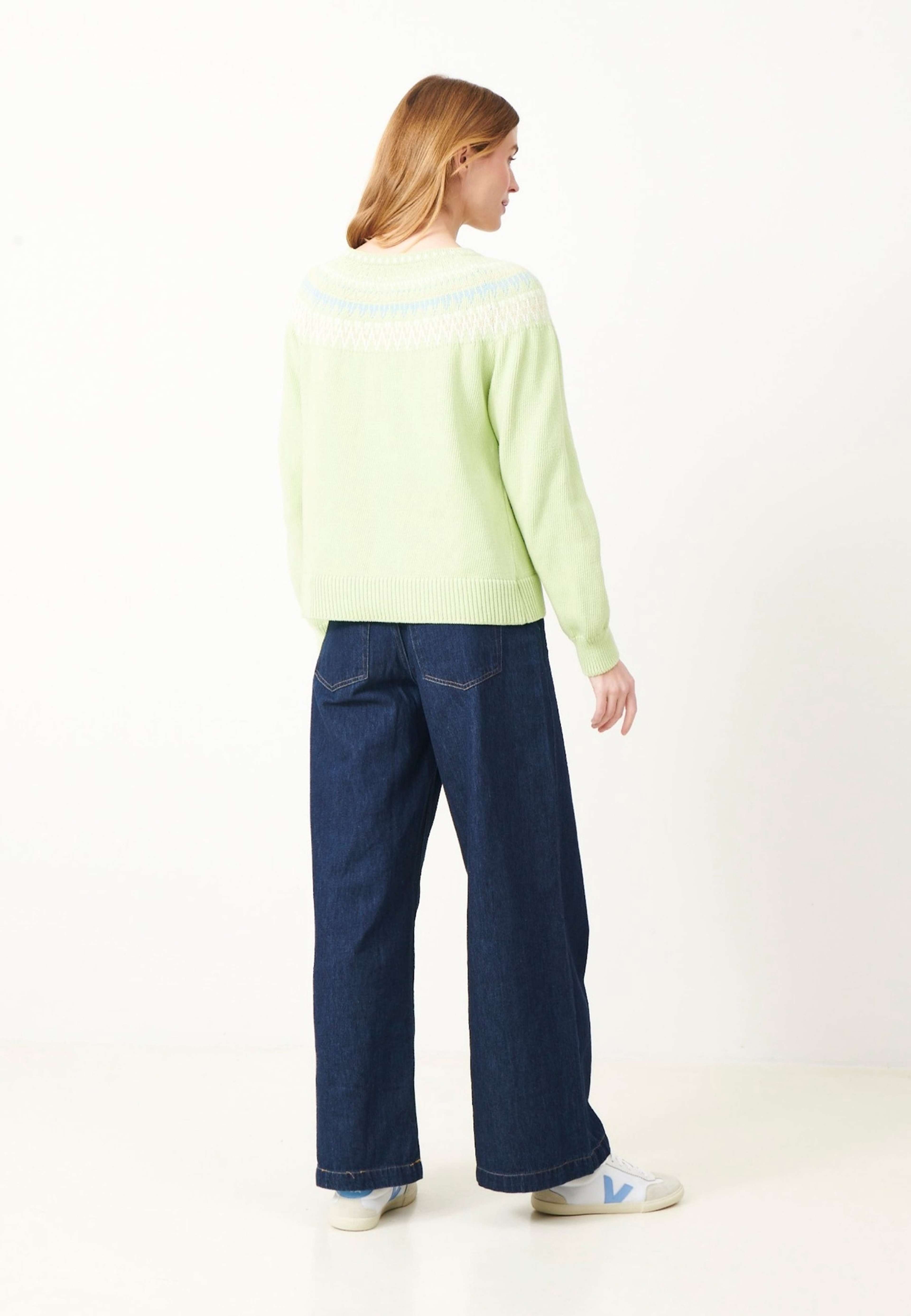 Joelle Cotton Cardigan, från Jumperfabriken, i färgen green. Klicka för att öppna bilden i stort format